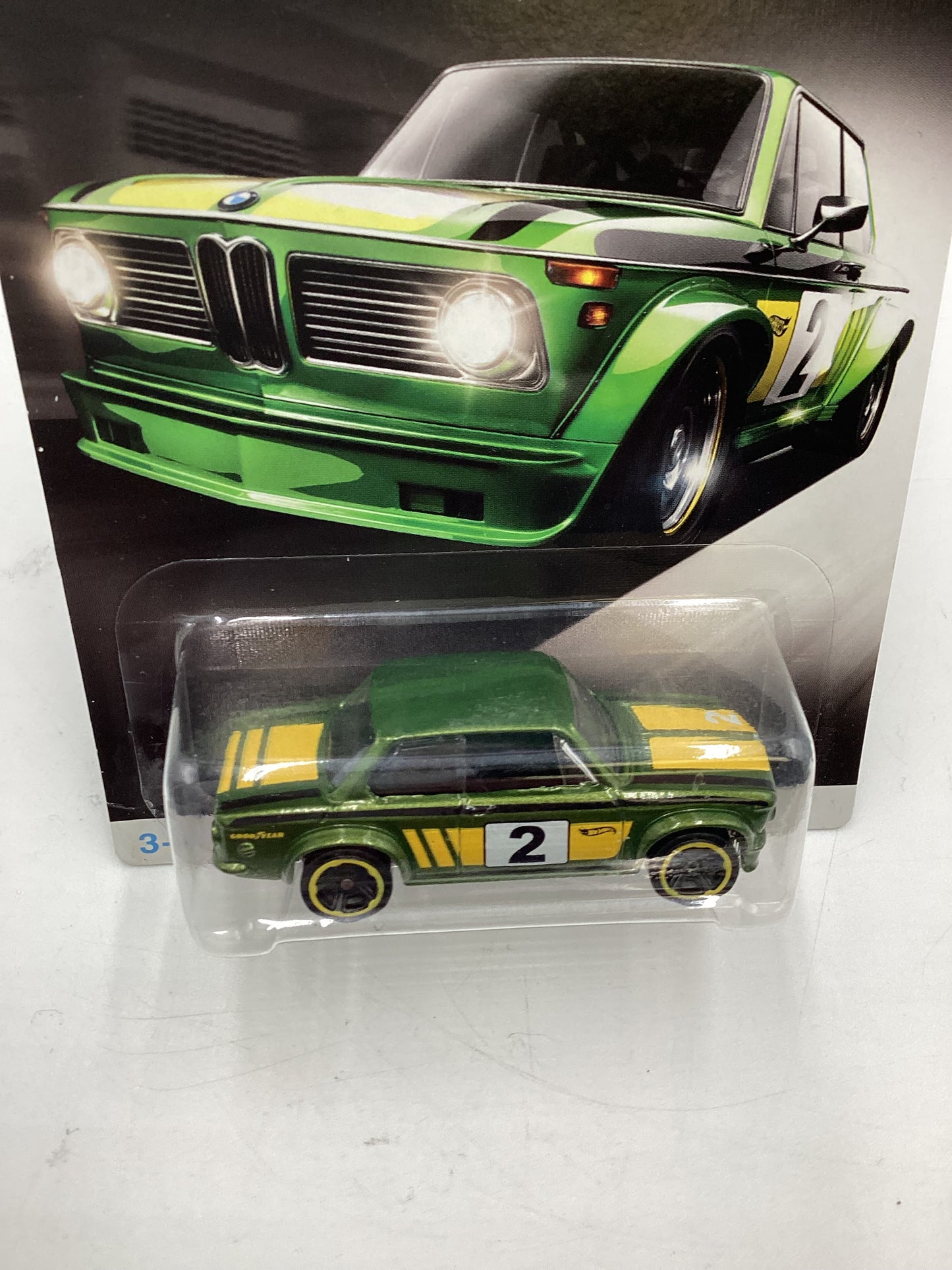 Hot Wheels BMW Series #4 BMW 2002 Green Walmart Exclusive 152D