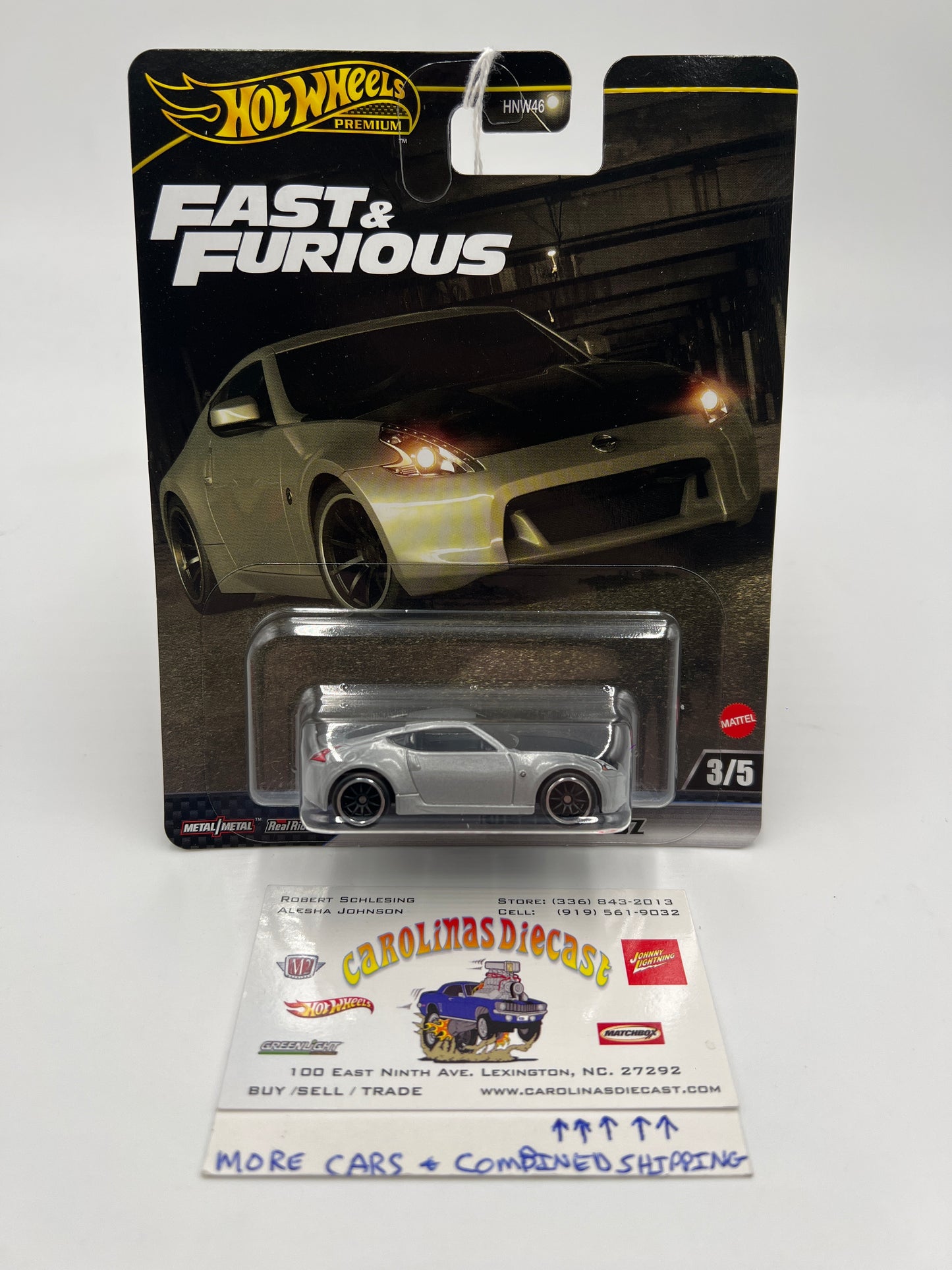 2024 Hot Wheels Gold Label Fast & Furious #3 Nissan 370Z Silver