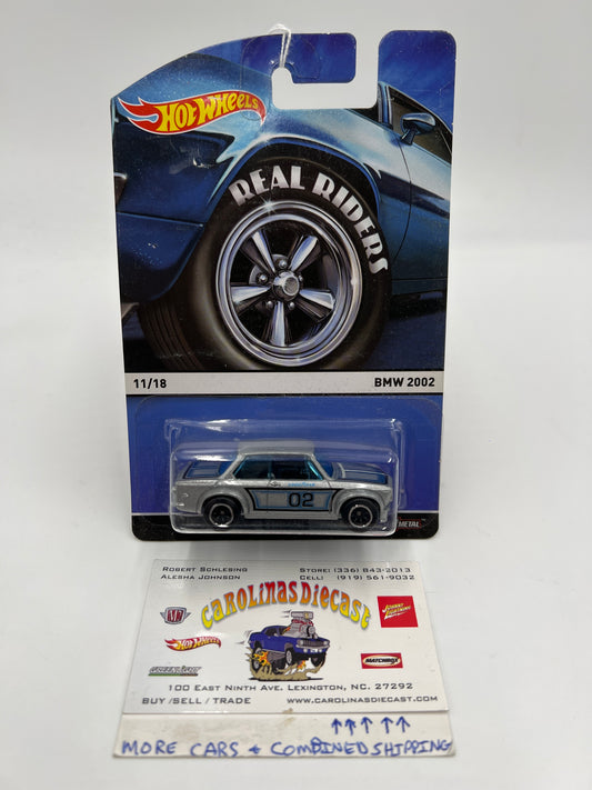 Hot Wheels Heritage Real Riders #11 BMW 2002 Silver 245A