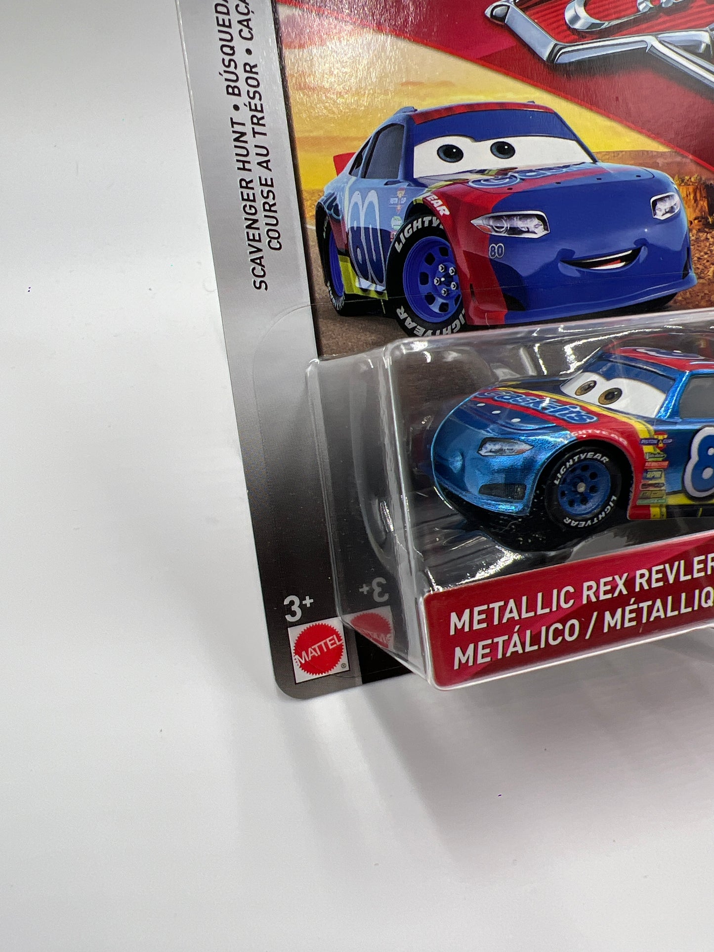 Disney Pixar Cars Scavenger Hunt Chase Metallic Rex Revler #80 140D