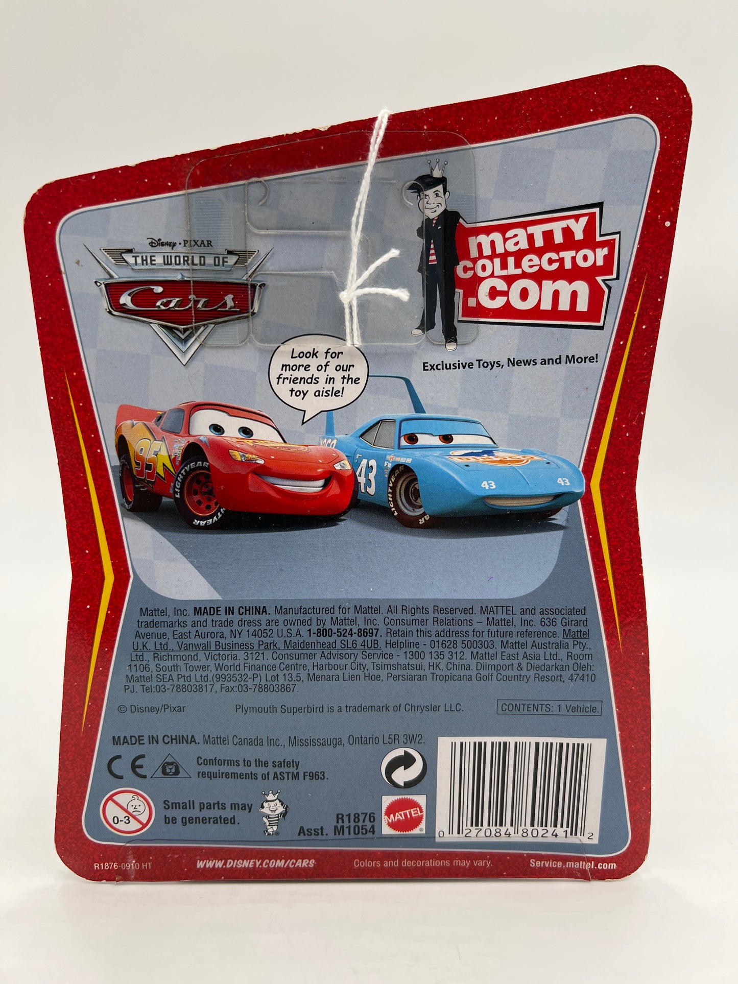 Disney Pixar The World Of Cars Mood Springs No 33 140A