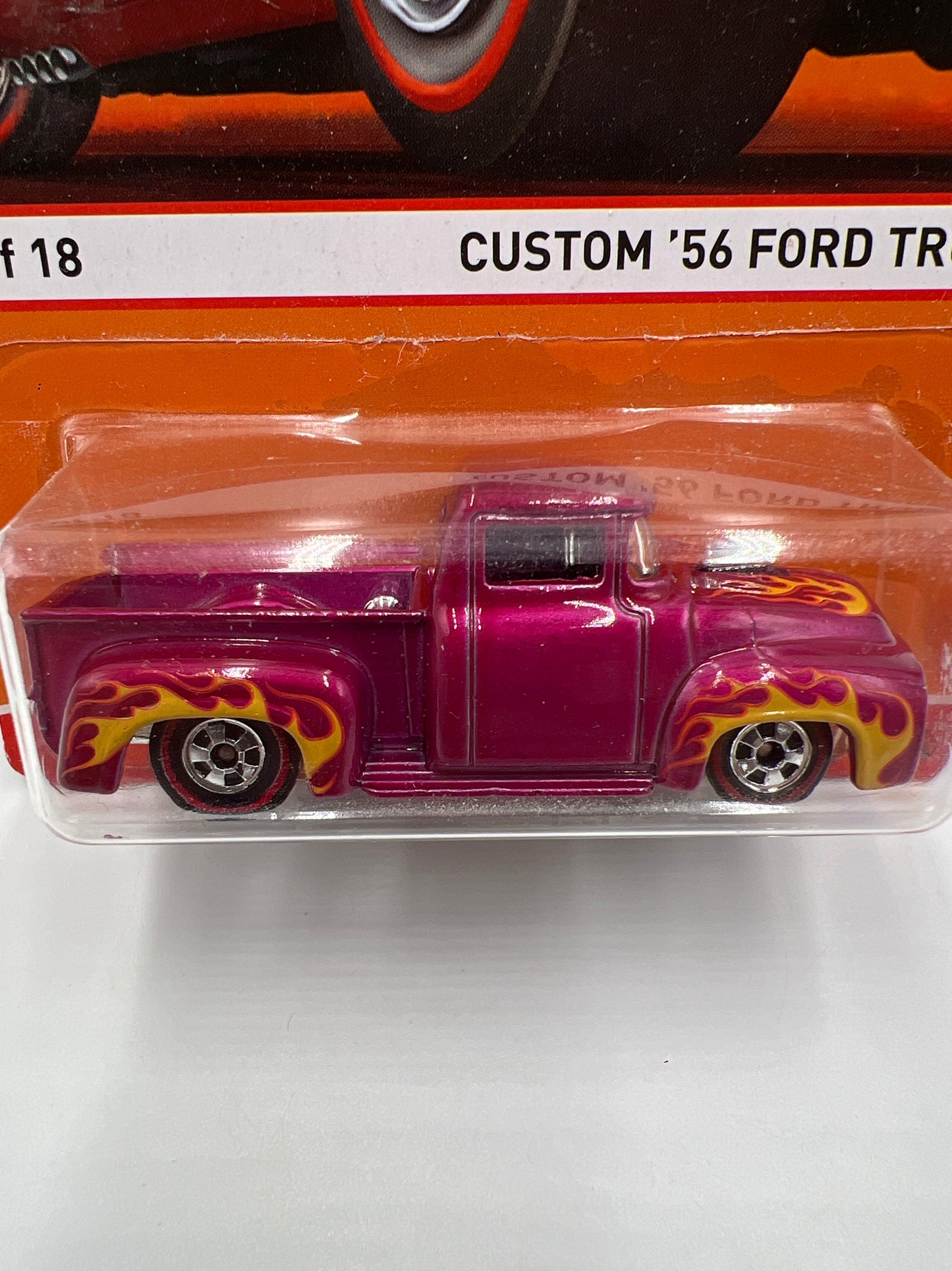 Hot Wheels Heritage Redline #8 Custom 56 Ford Truck Magenta 160L
