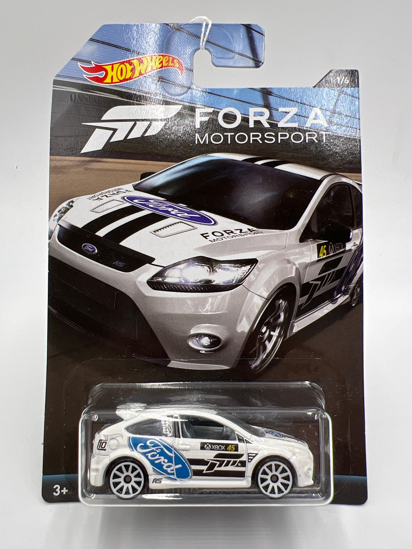 Hot Wheels Forza Motorsport #1 09 Ford Focus RS White 154B