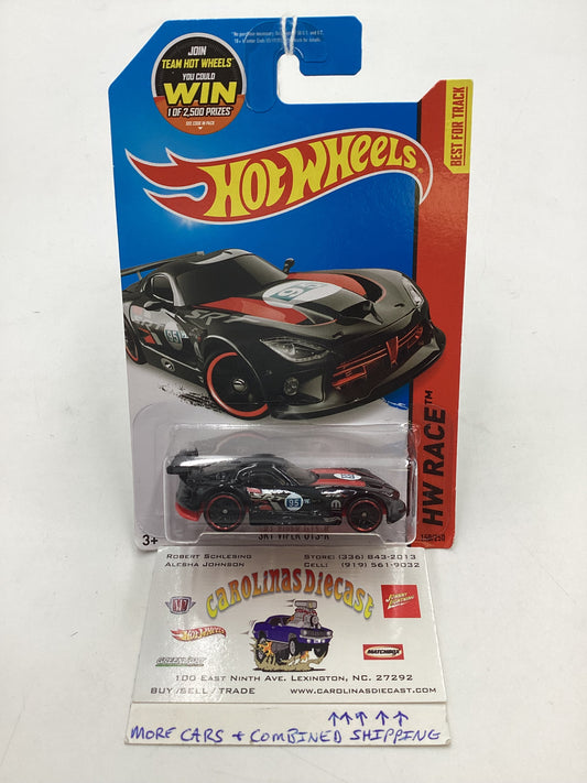 2015 Hot Wheels HW Race #150 SRT Viper GTS-R Black 60E