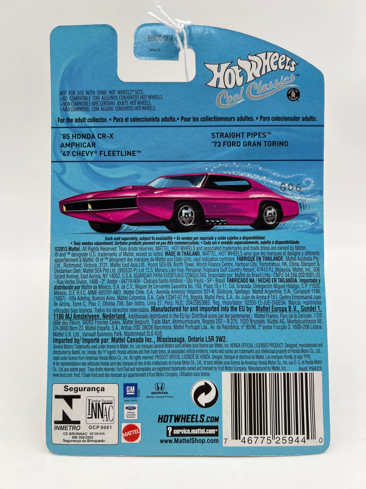 Hot Wheels Cool Classics #15 Straight Pipes Spectrafrost Green SR