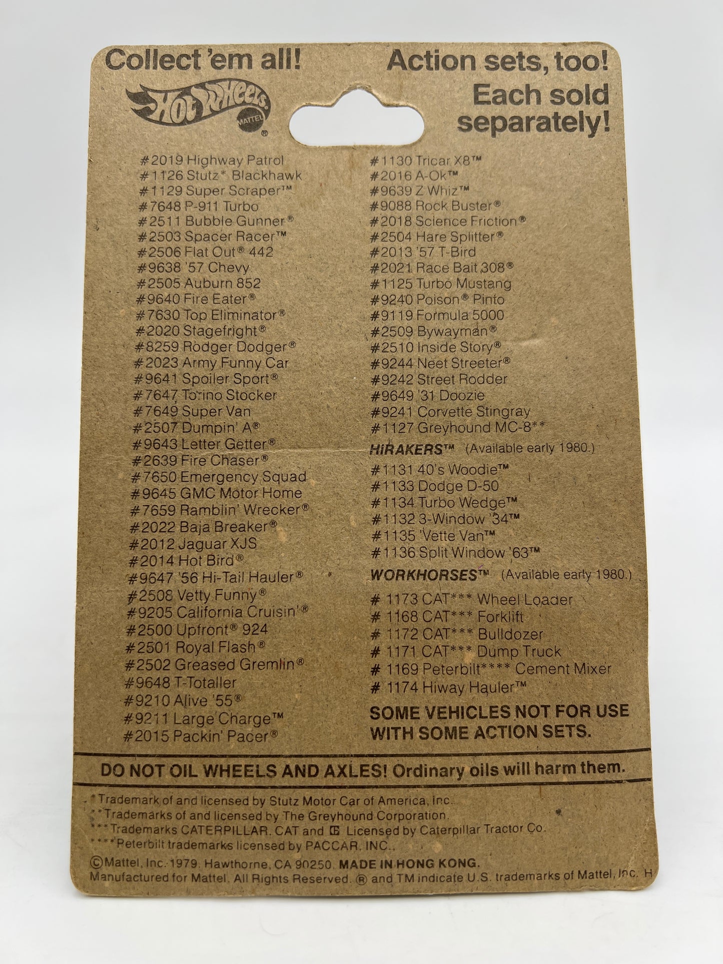 Hot Wheels Original 1979 #9648 T-Totaller Red W/Protector