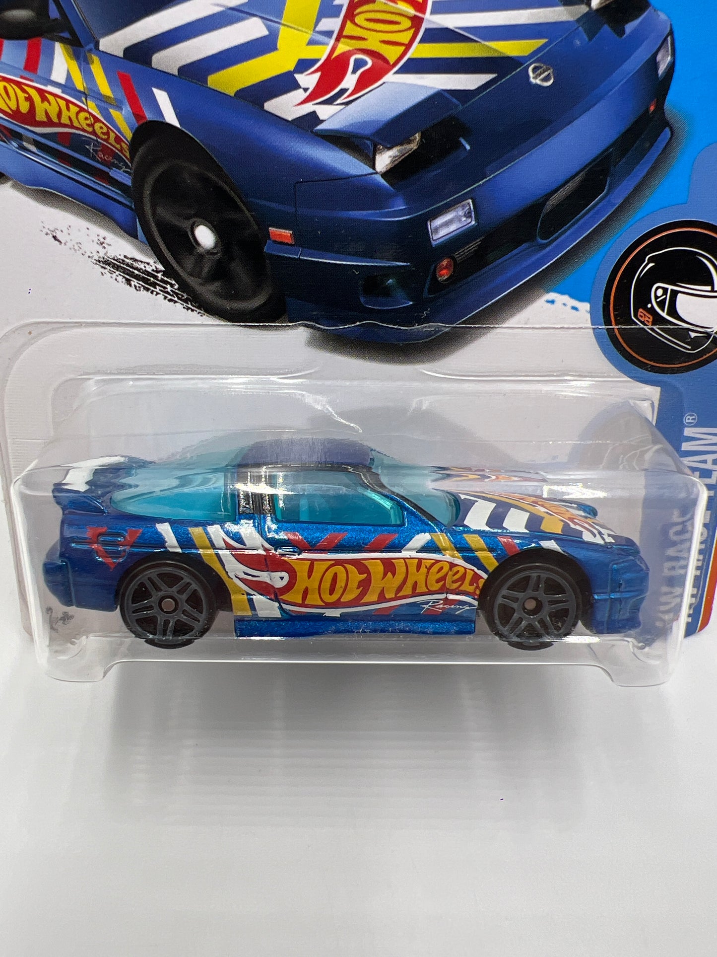 2017 Hot Wheels Race Team #225 96 Nissan 180SX Type X Blue 82C