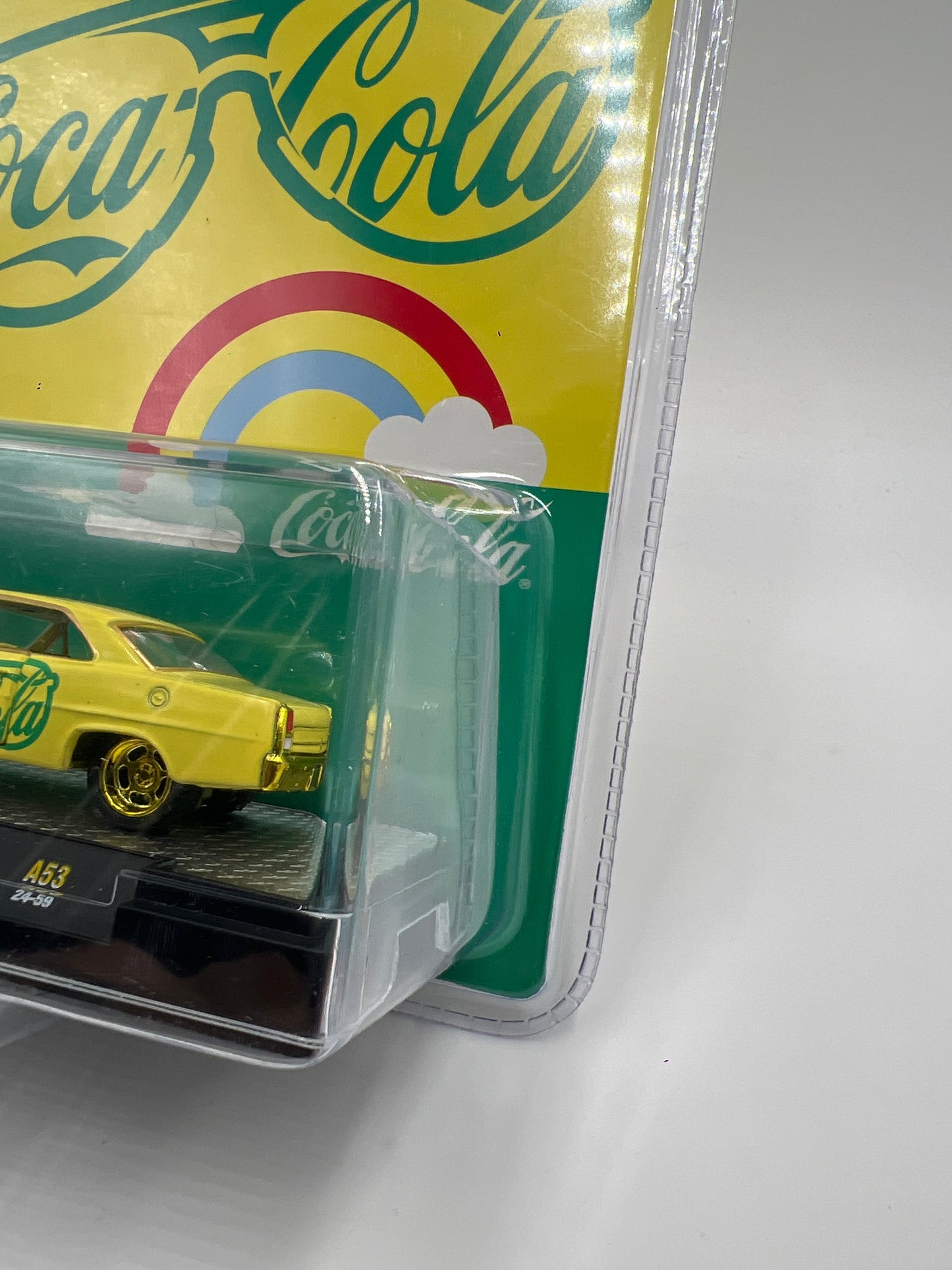 M2 Machines Coca Cola CHASE 1967 Chevrolet Nova Yellow A53