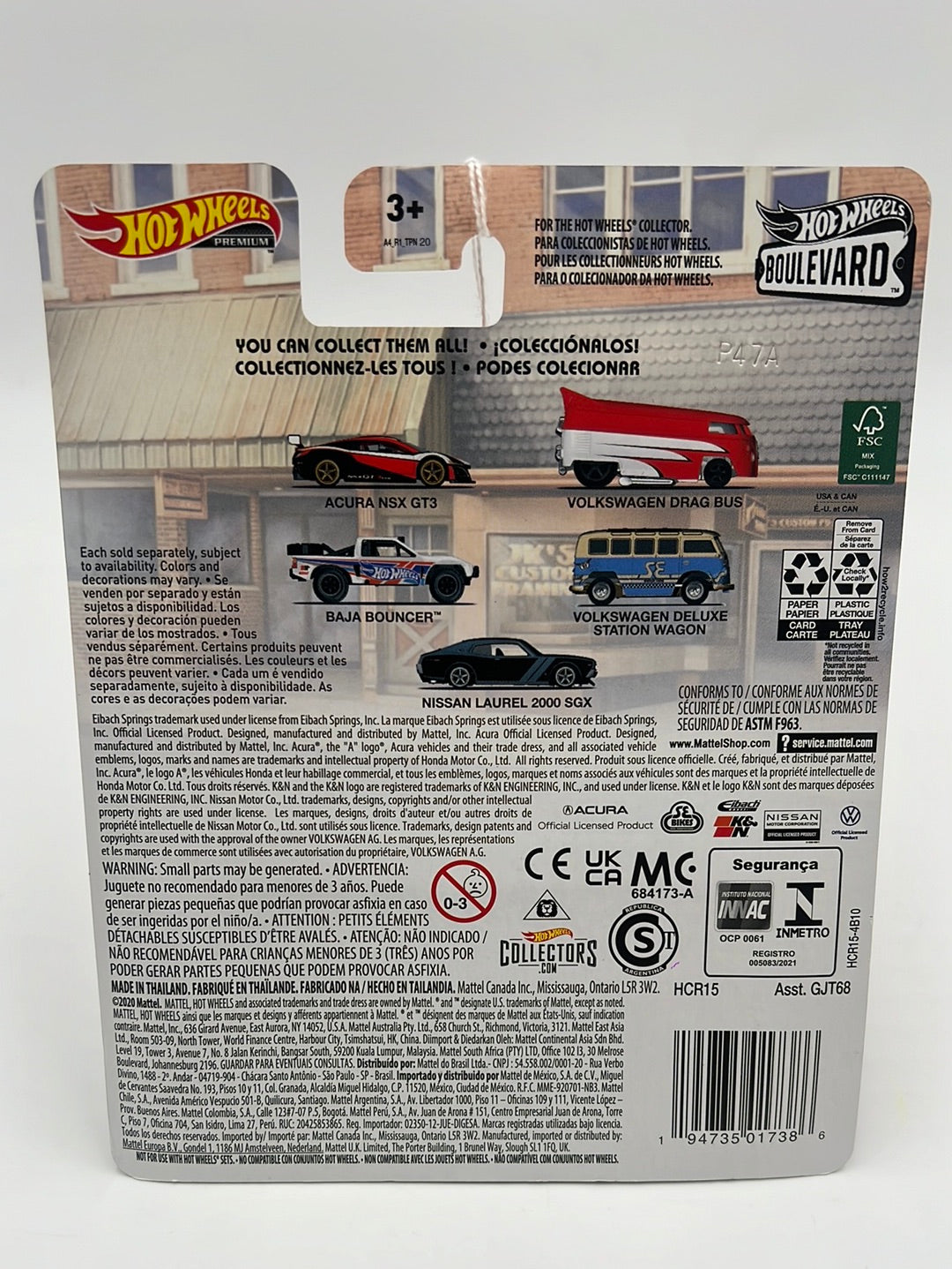 Hot Wheels Premium Boulevard #42 Volkswagen Drag Bus 263F