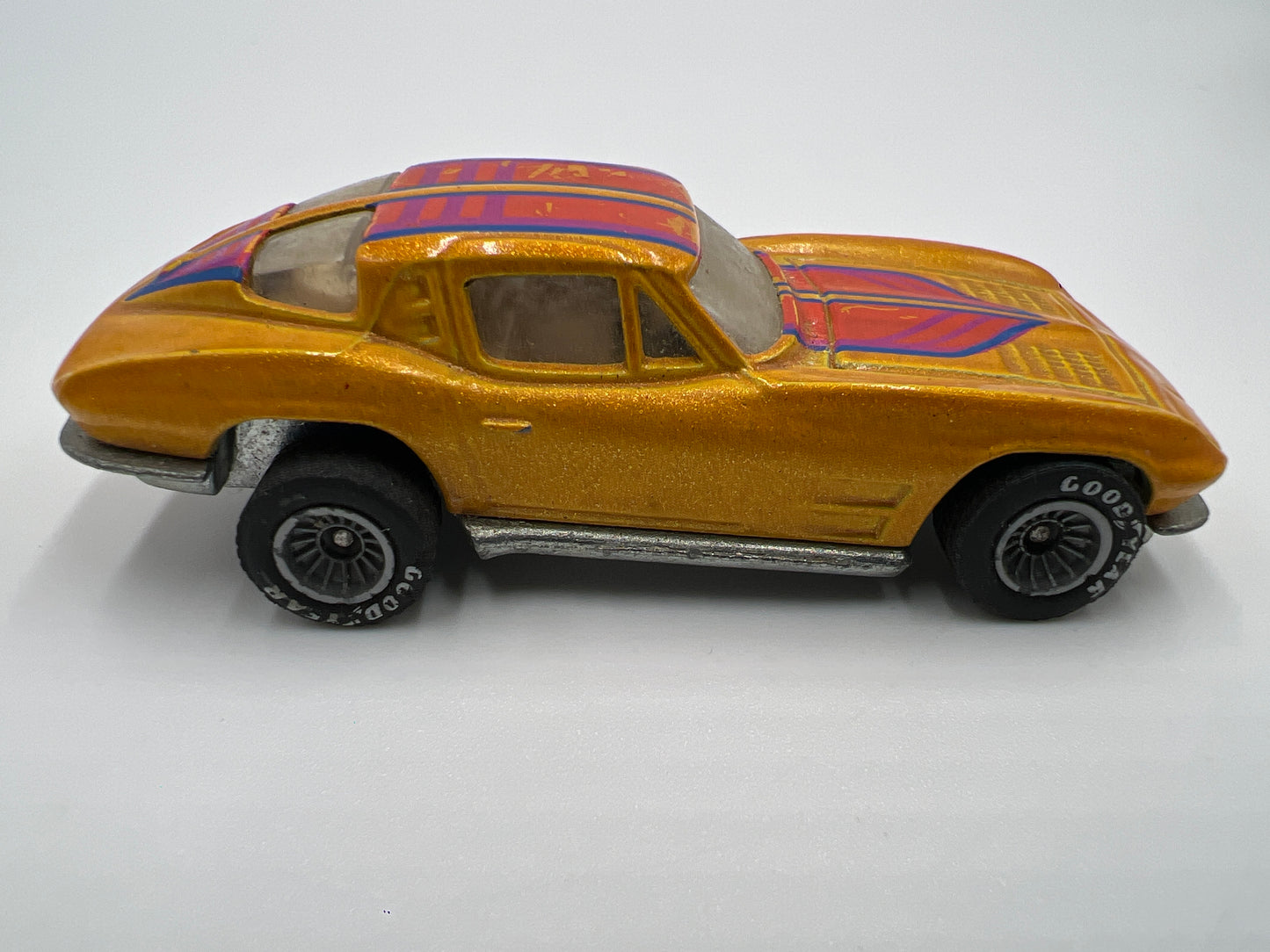 Hot Wheels 1/64 Blackwall Real Riders Hi Raker 63 Split Window Corvette Dark Yellow Loose