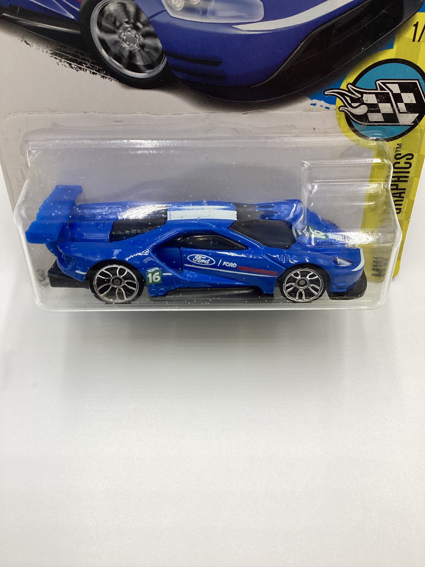 2017 Hot Wheels #166 2016 Ford GT Race 27A