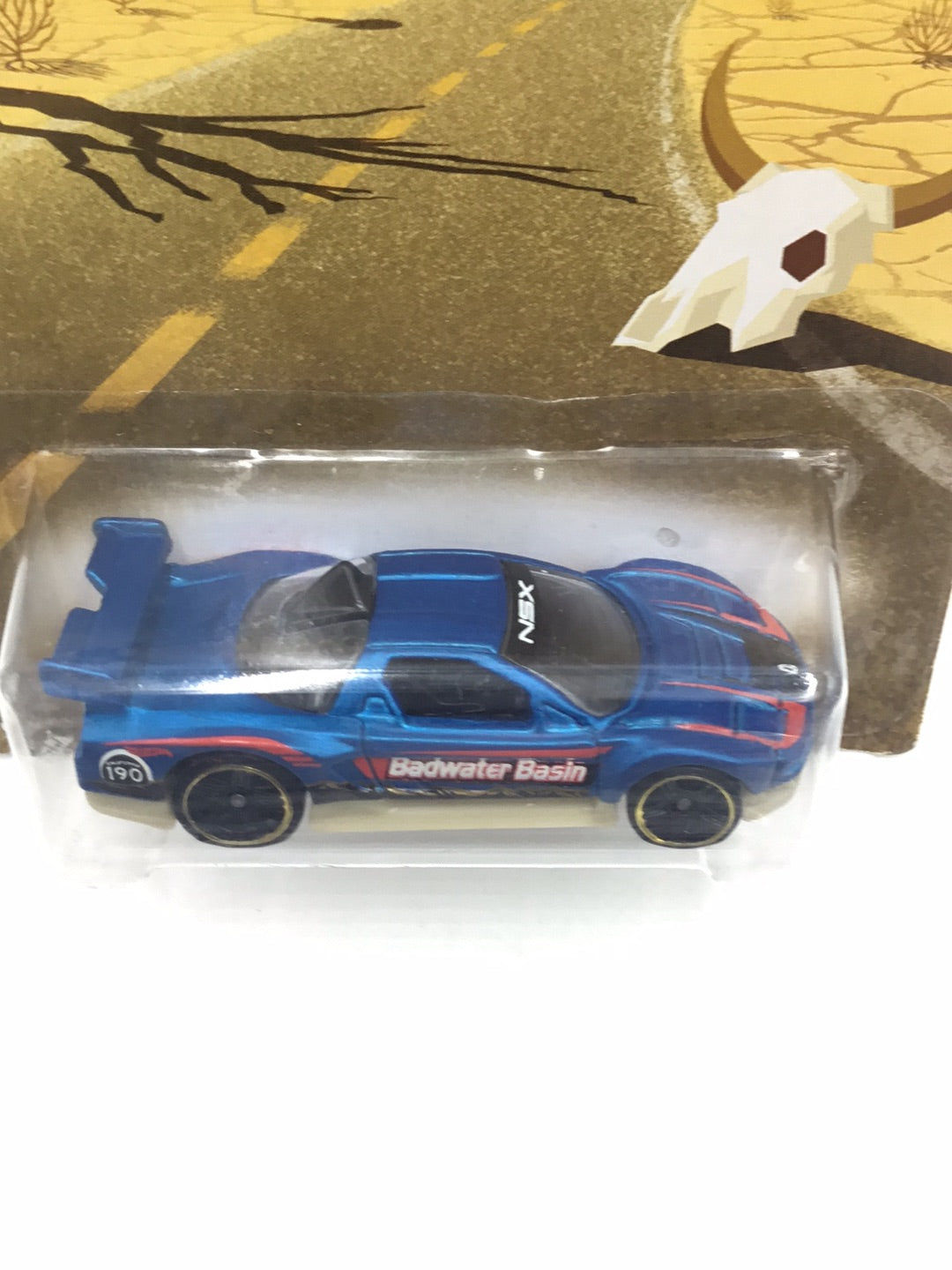 Hot Wheels Road Trippin Acura NSX #32 (Bad Card) Y4