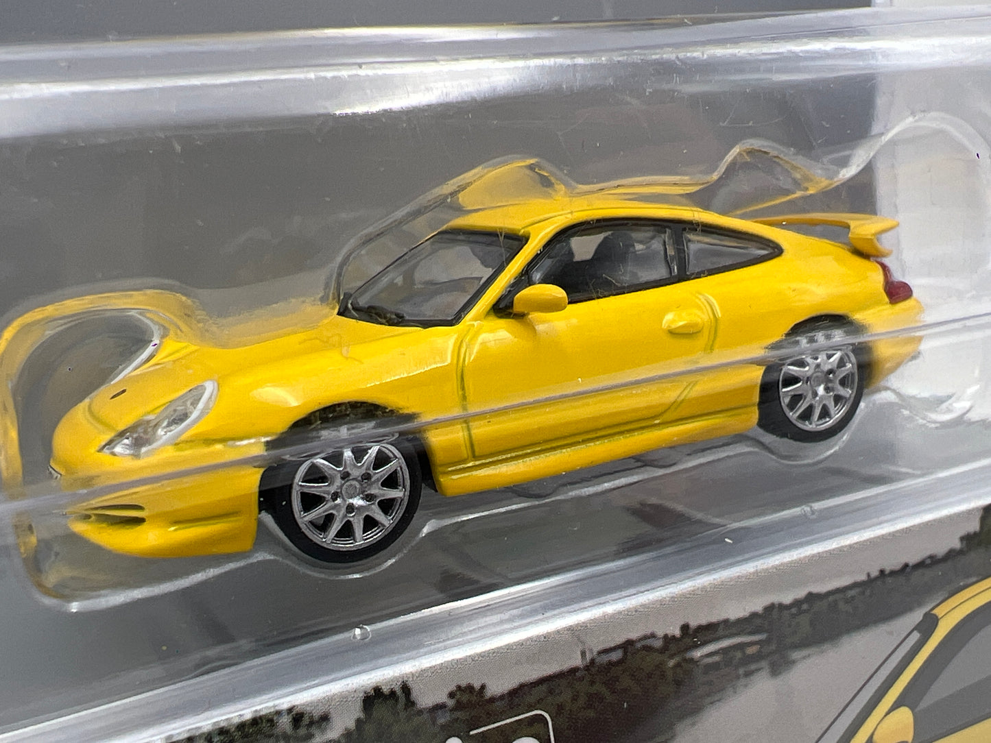 Tarmac Works x IXO Models Mijo Exclusives Porsche 911 GT3 Type 996 Yellow