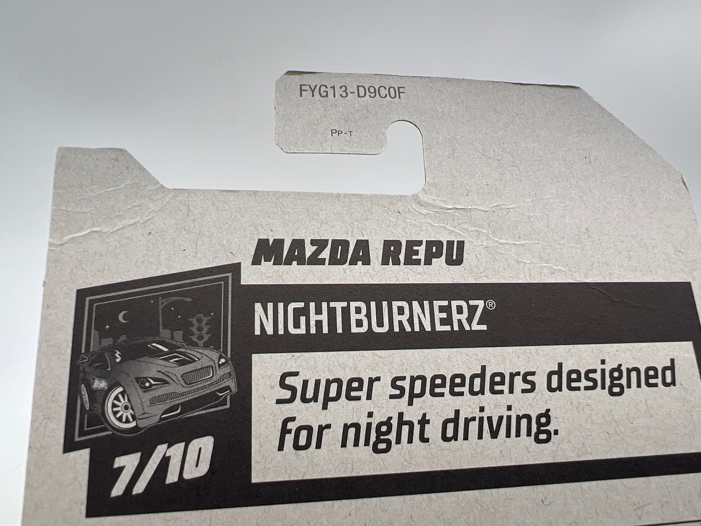 2019 Hot Wheels Super Treasure Hunt #138 Mazda Repu Blue W/ Protector