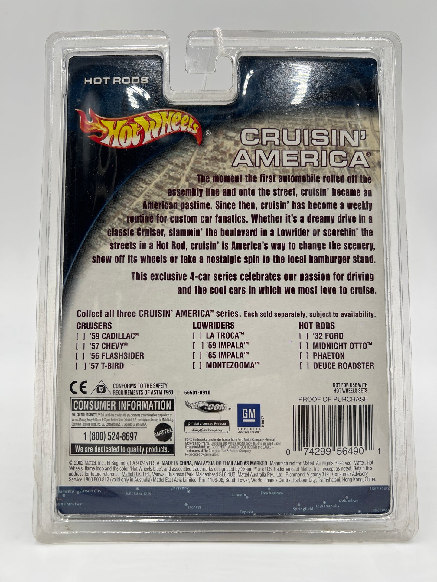 Hot Wheels Cruisin America Hot Rods Phaeton Purple SR