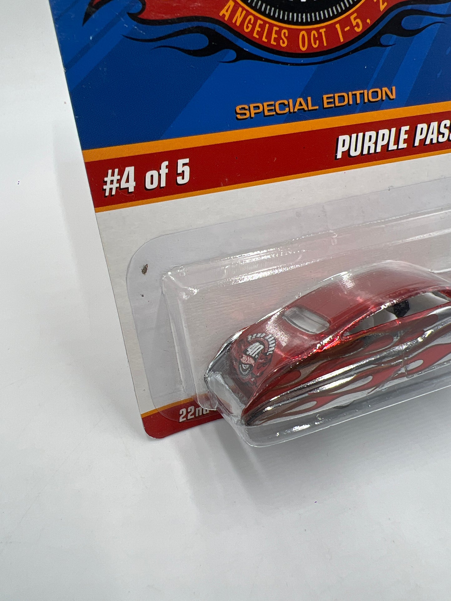 2008 Hot Wheels 22nd Annual Collectors Convention LA 1 of 3000 Purple Passion W/Protector