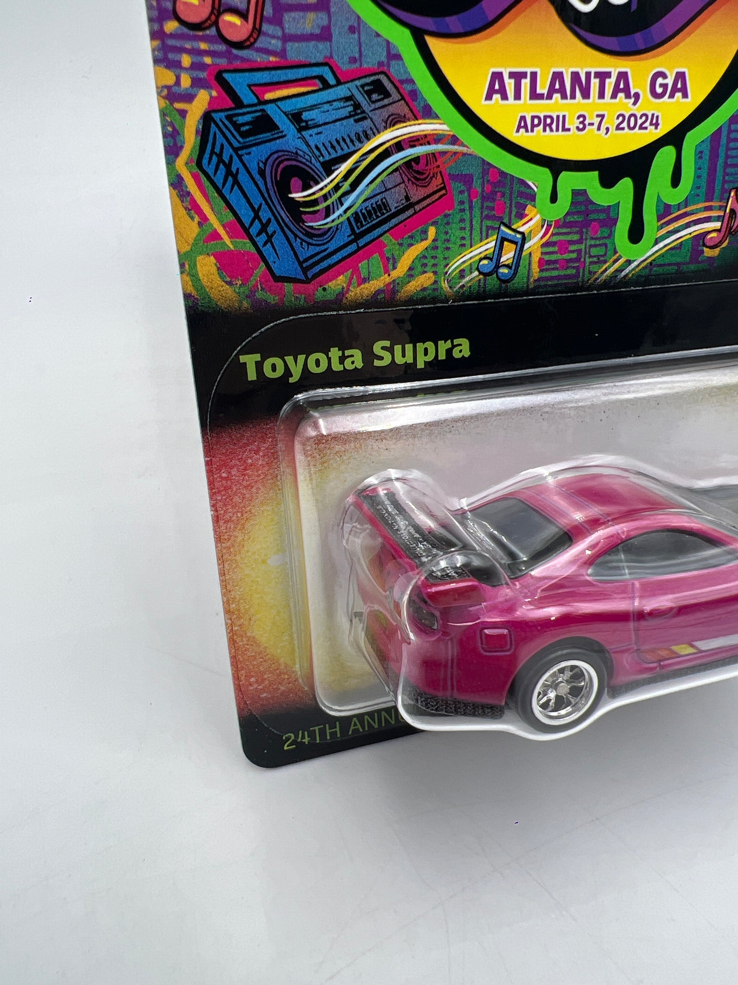 2024 Hot Wheels 24th Annual Collector Nationals #4510/6200 Toyota Supra Pink
