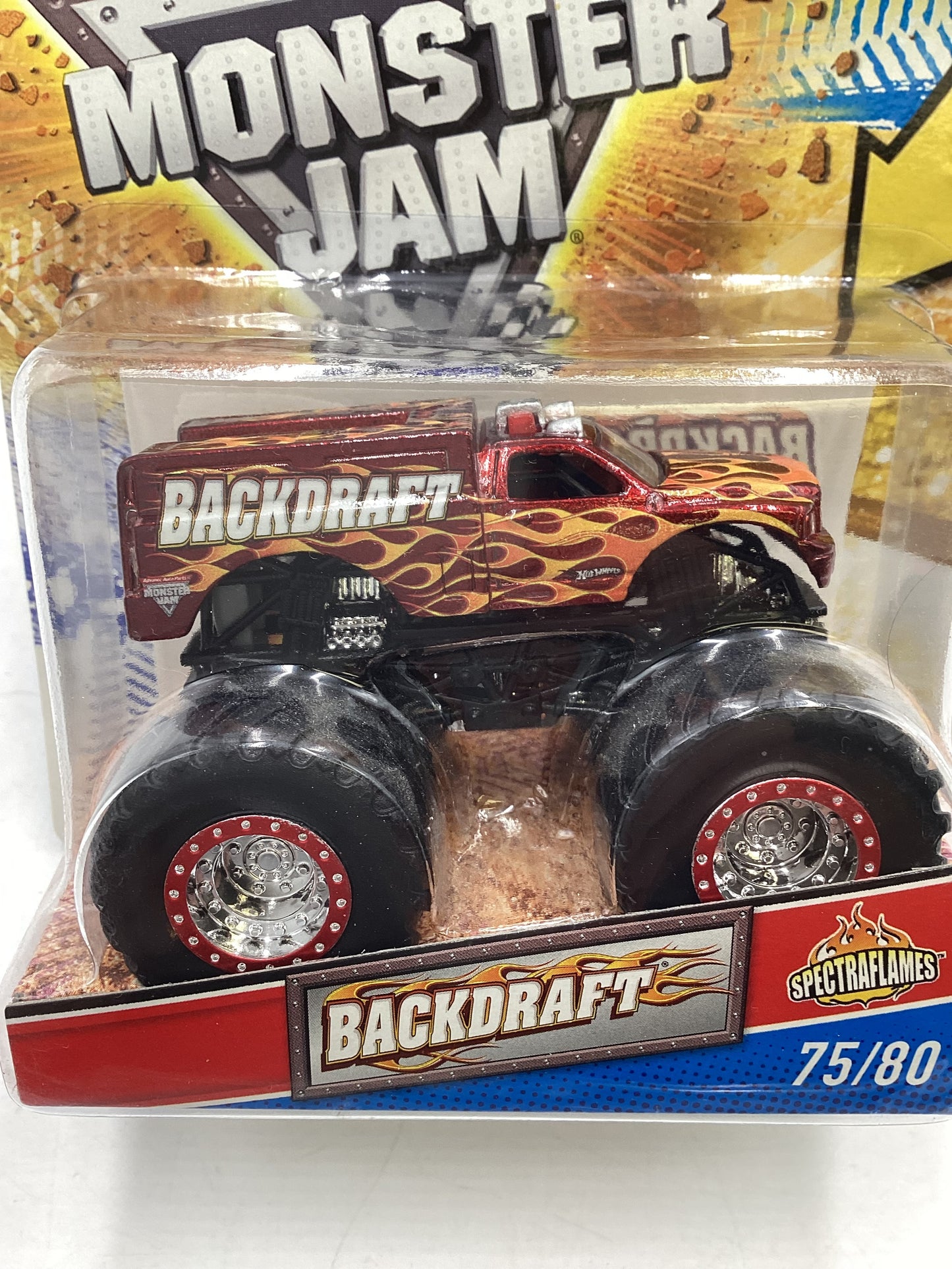 Hot Wheels Monster Jam Backdraft Spectraflame 124A