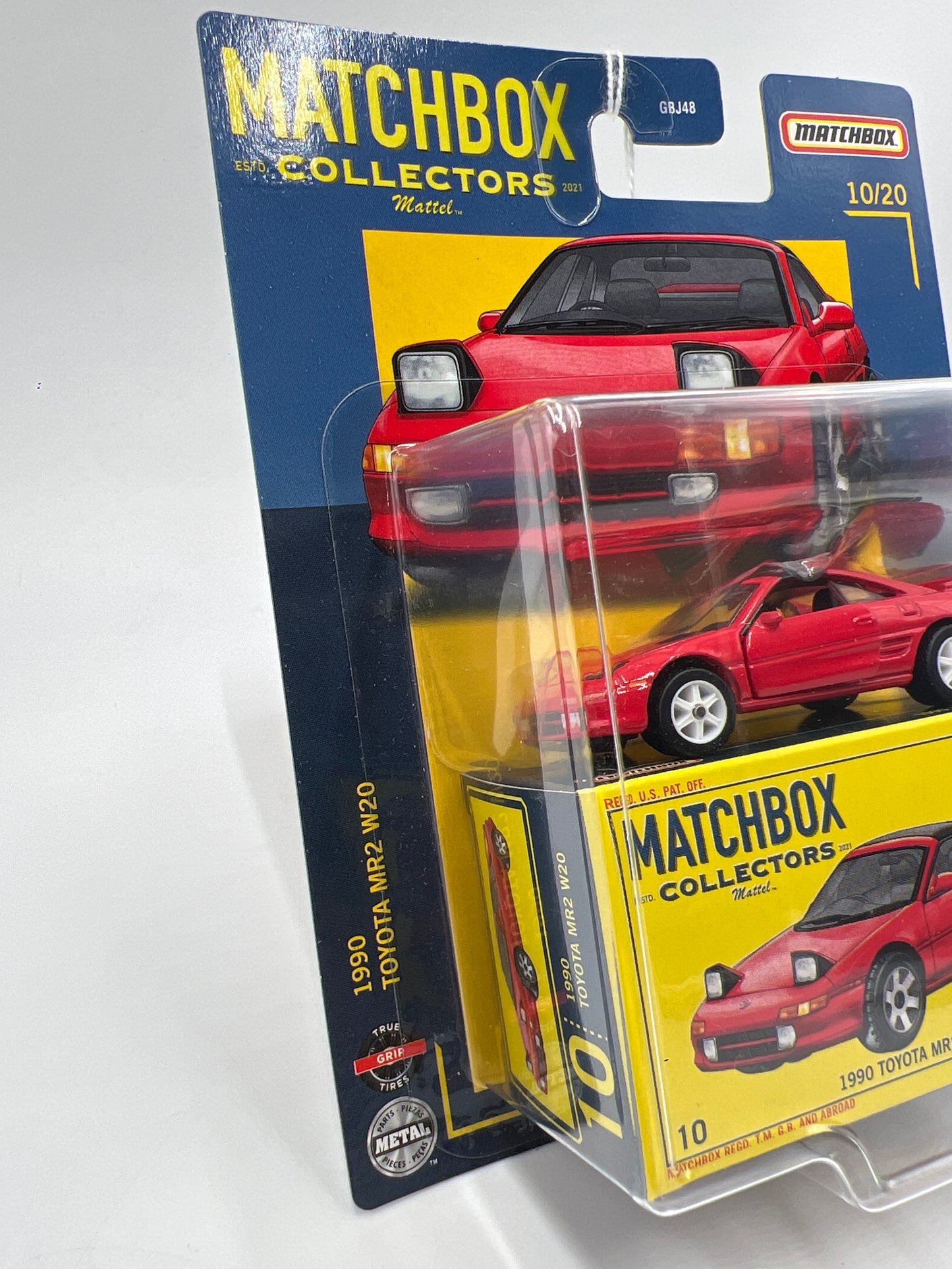 Matchbox Collectors #10 1990 Toyota MR2 W20 Red LHD/LD