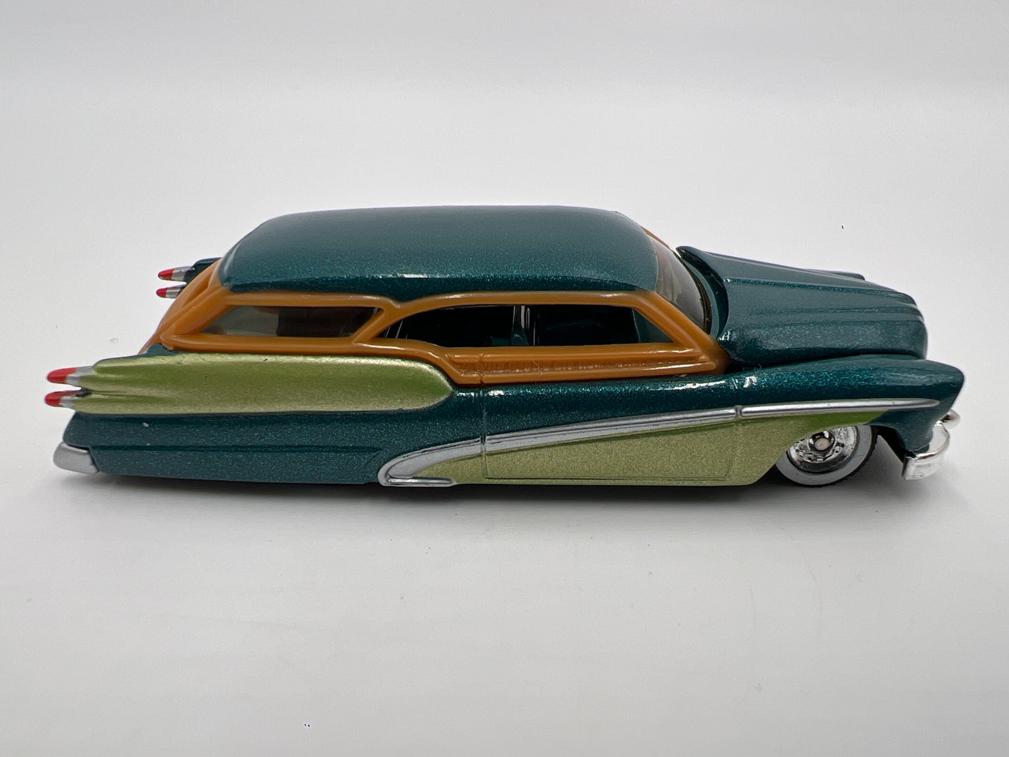 Hot Wheels 1/64 Premium Great 8s Elwoody 50 Buick Green Loose