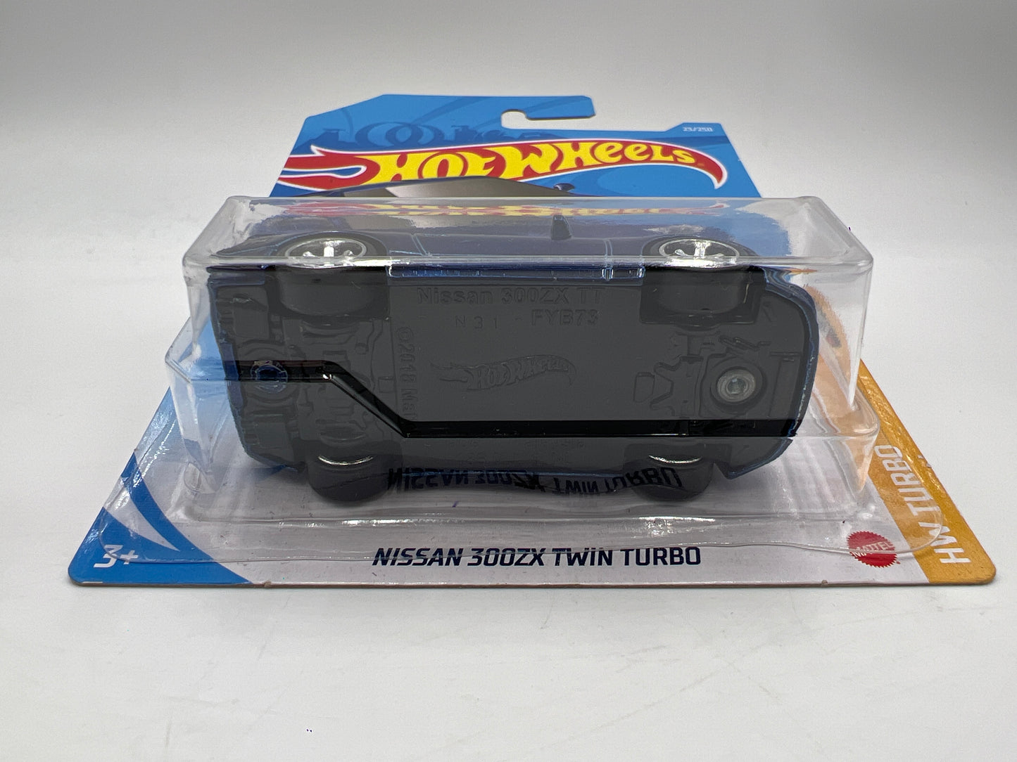 2021 Hot Wheels Super Treasure Hunt #23 Nissan 300ZX Twin Turbo Blue W/Protector
