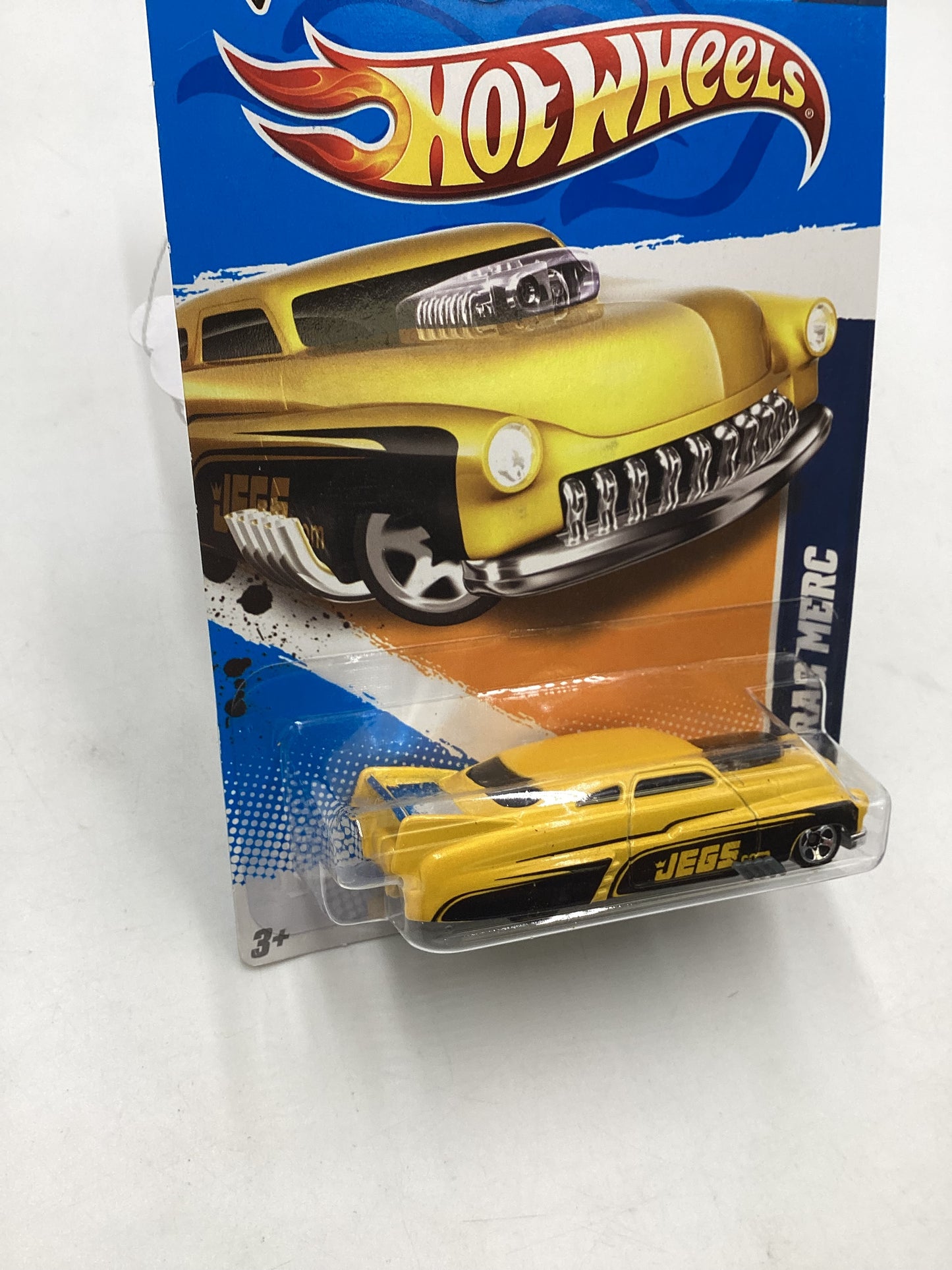 2012 Hot Wheels HW Performance #142 49 Drag Merc Jegs Yellow 43E