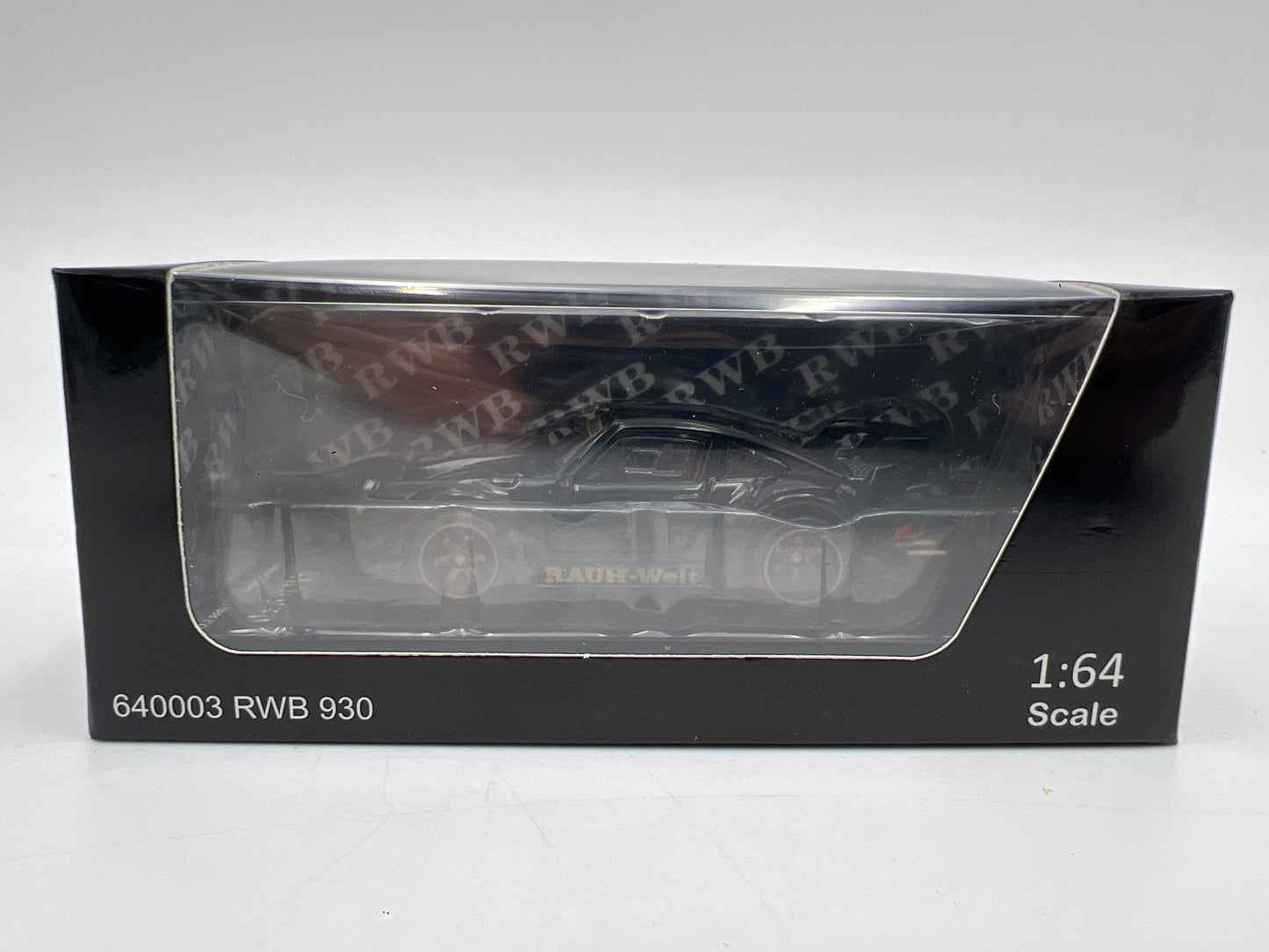 FG Models 1:64 Scale Porsche RWB 930 Black x/1999 Made