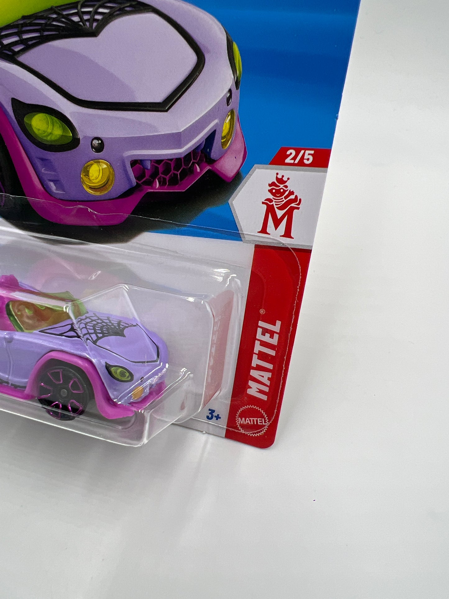 2026 Hot Wheels B Case Mattel #48 Monster High Ghoul Mobile Purple 121A