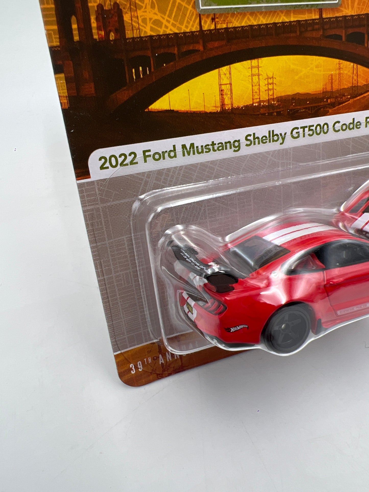 2025 Hot Wheels 39th Collectors Convention 2022 Ford Mustang Shelby GT500 Code Red W/Protector