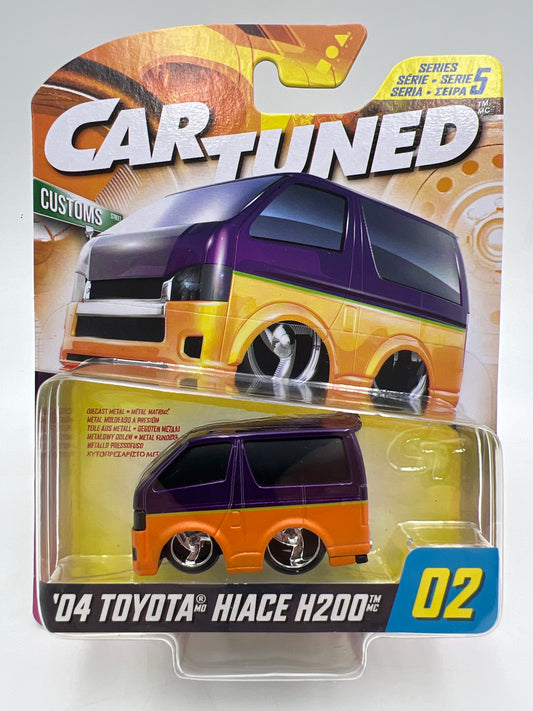 MGA Car Tuned Hobby Exclusive Series 5 #2 04 Toyota HiAce H200 Purple/Orange 186B