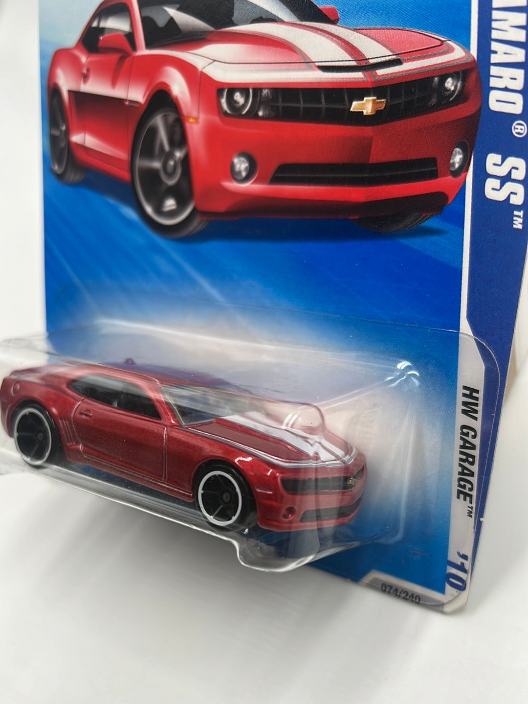 2010 Hot Wheels HW Garage ‘10 Camaro SS Red 74/240 7G