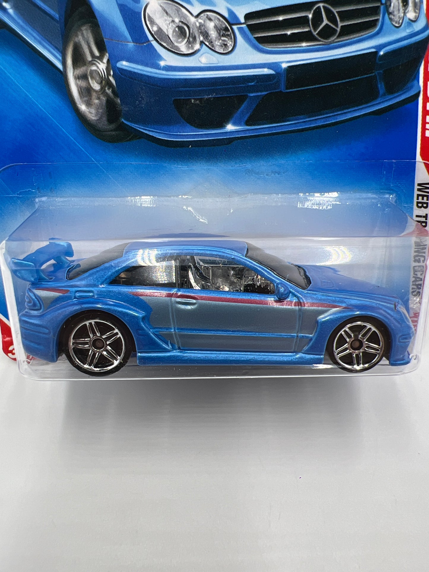 2008 Hot Wheels Web Trading Cars #98 AMG-Mercedes CLK DTM Blue 90A