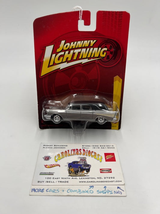 Johnny Lightning Release #15 1957 Chevy Hearse Silver 227F