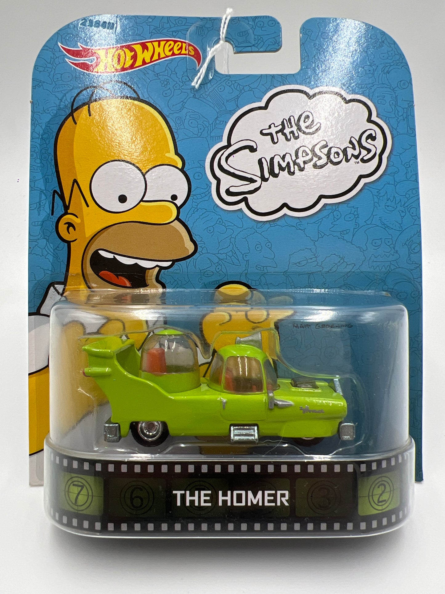 Hot Wheels Retro Entertainment The Simpsons The Homer Light Green