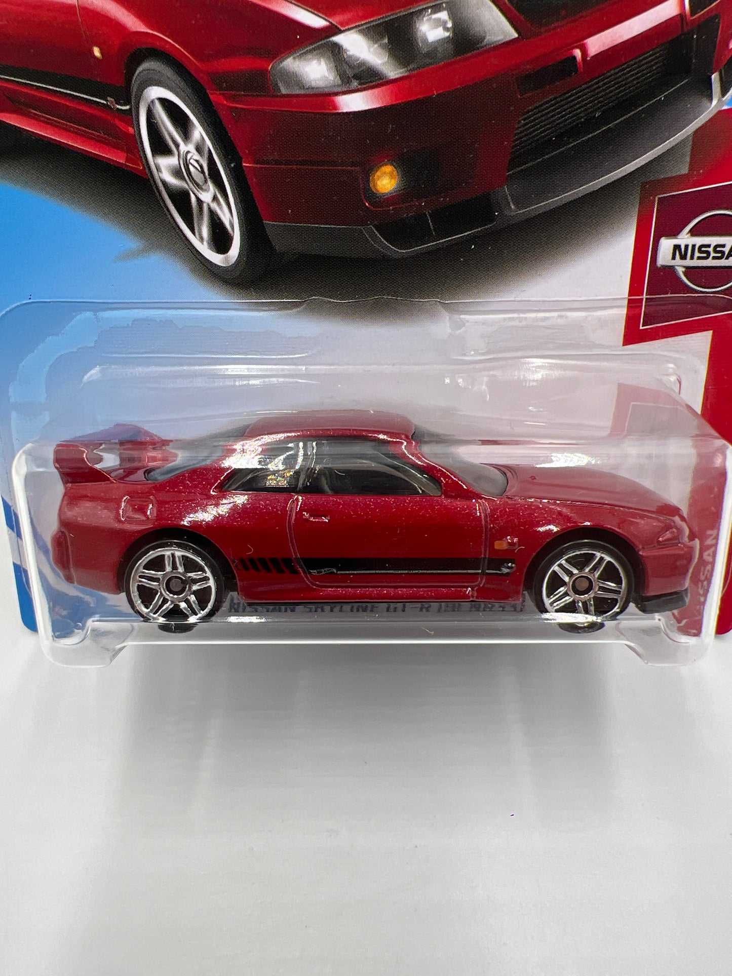 2019 Hot Wheels #6 Nissan Skyline GT-R BCNR33 R33 Red 82B