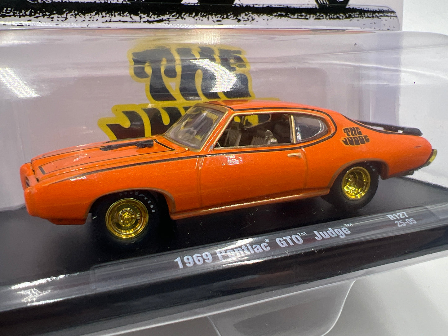 M2 Machines Auto-Drivers CHASE 1969 Pontiac GTO Judge Orange R127