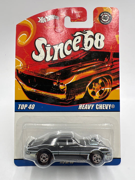Hot Wheels Since 68 Top 40 #5 Heavy Chevy Black W/Protector