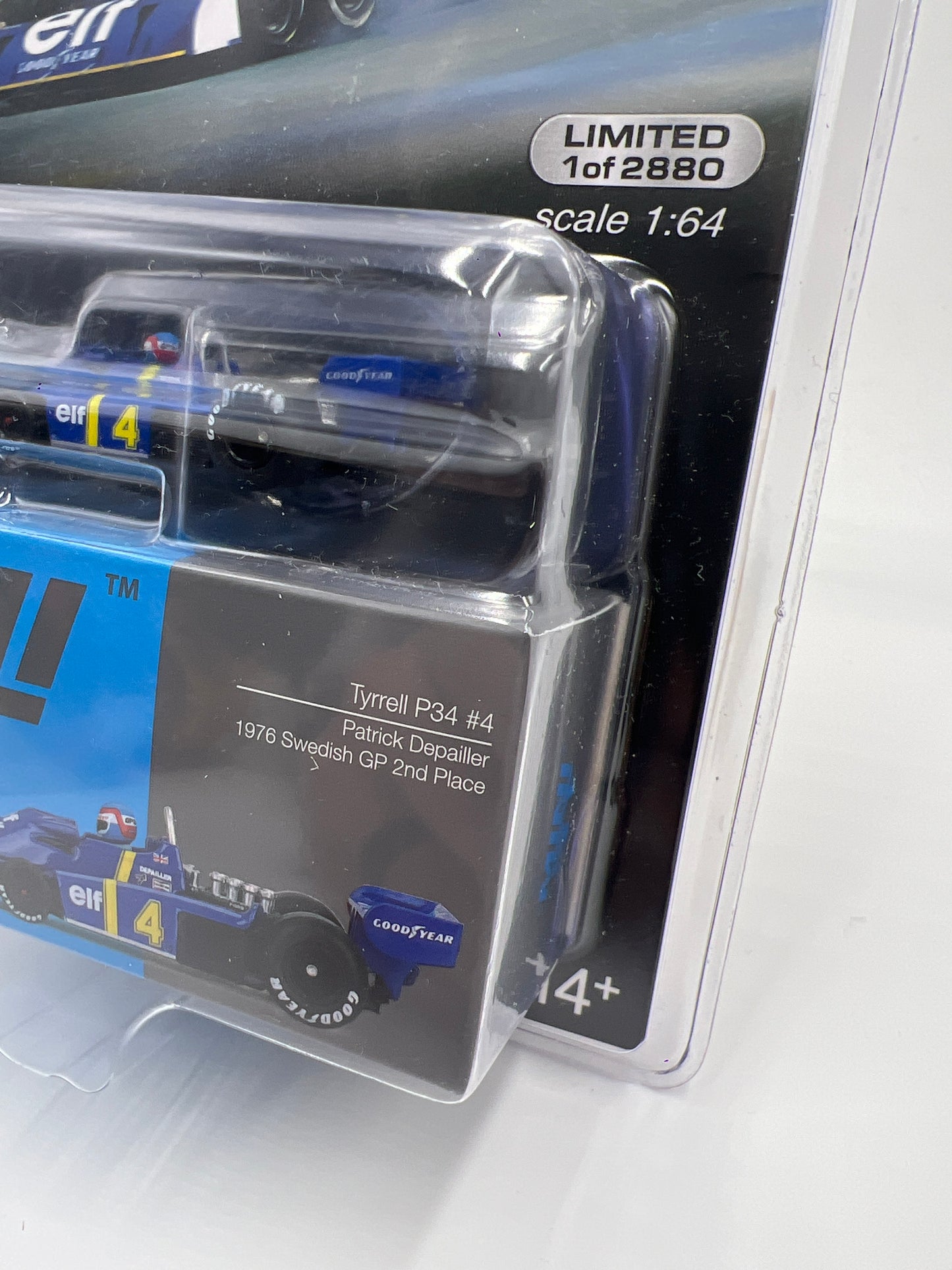 Mini GT Mijo Exclusives #584 Tyrell P34 #4 Patrick Depailler Blue
