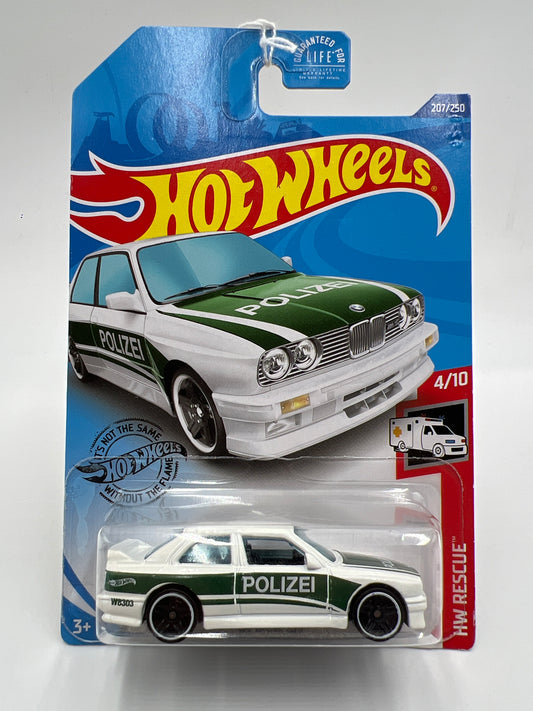 2020 Hot Wheels Rescue #207 92 BMW M3 Polizei 106C