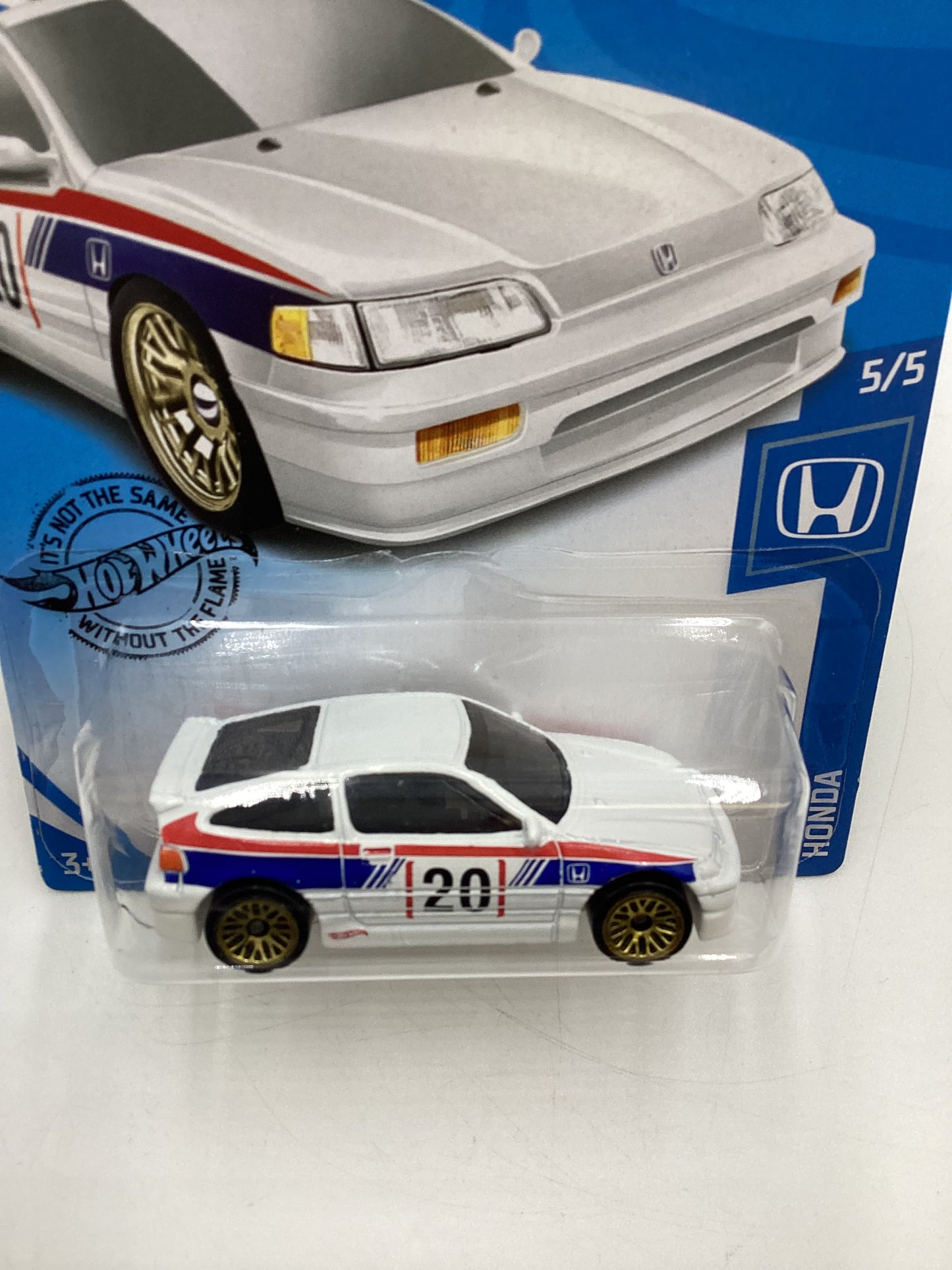 2020 Hot Wheels Honda #123 88 Honda CR-X White 77E