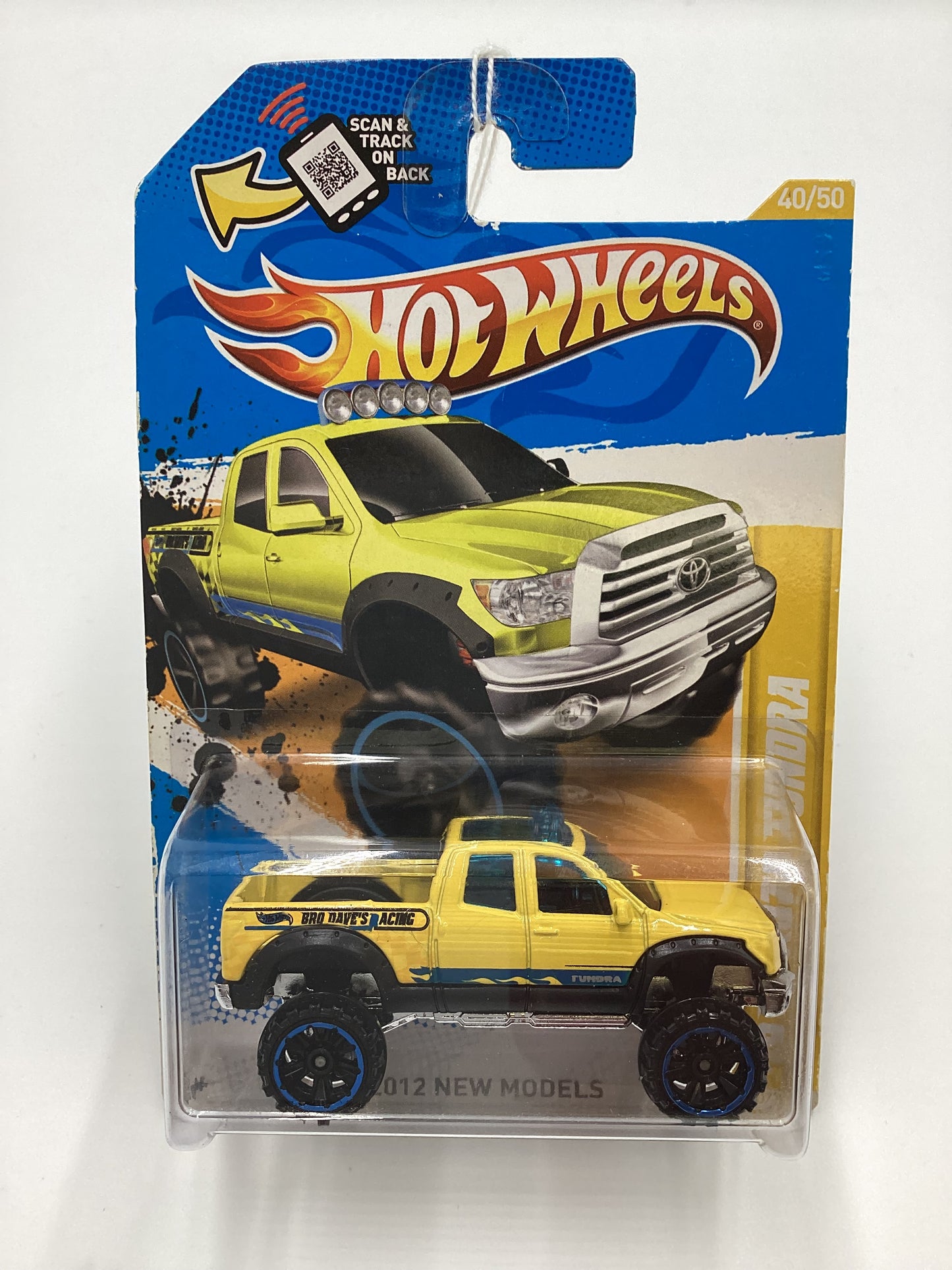 2012 Hot Wheels #40 10 Toyota Tundra Yellow