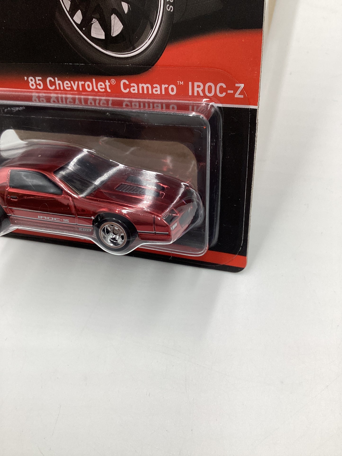 2012 Hot Wheels Real Riders RLC #2570/4000 Red 85 Chevrolet Camaro Iroc Z W/Protector