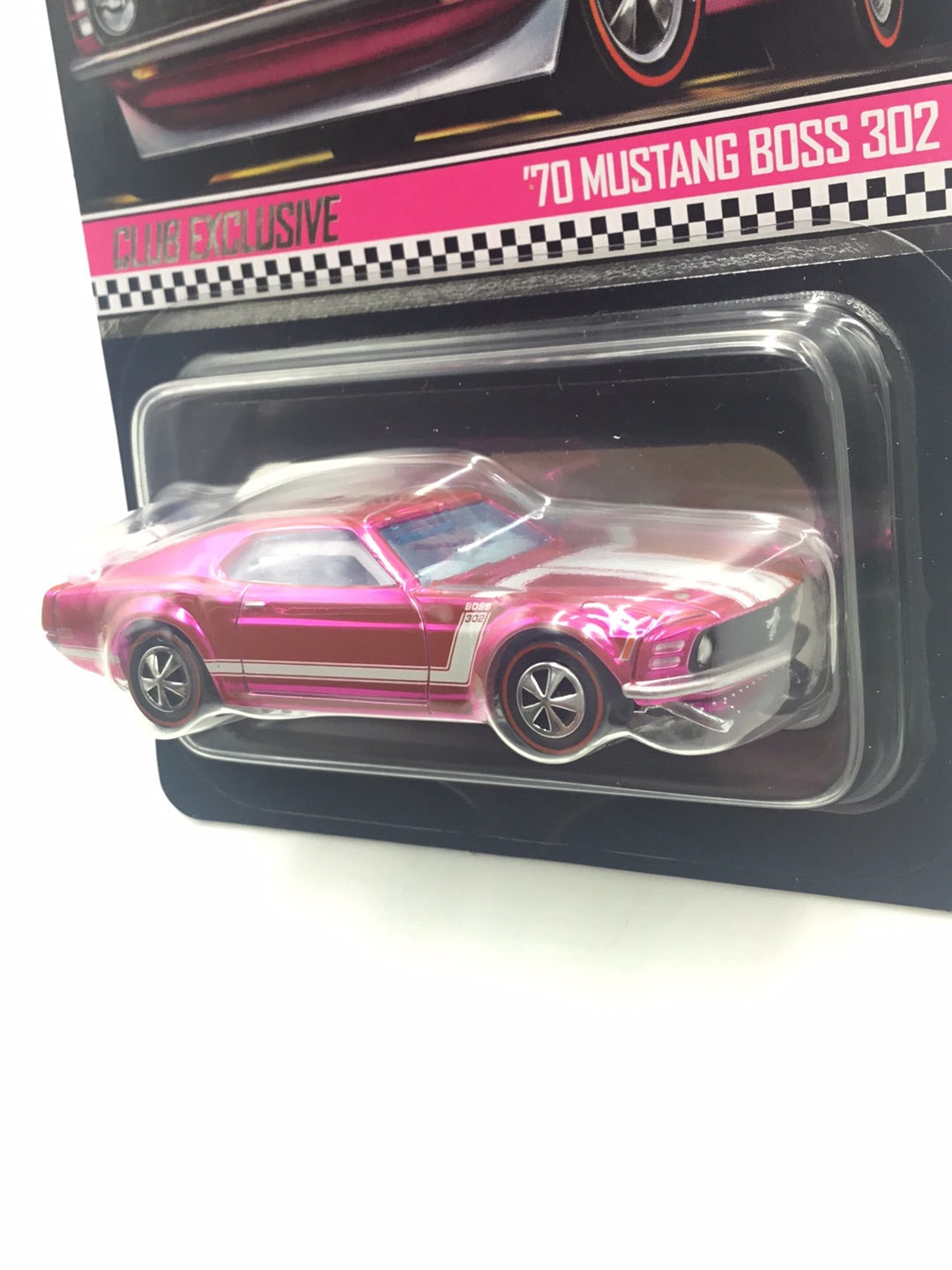 Hot wheels redline club 70 Mustang Boss 302 with protector