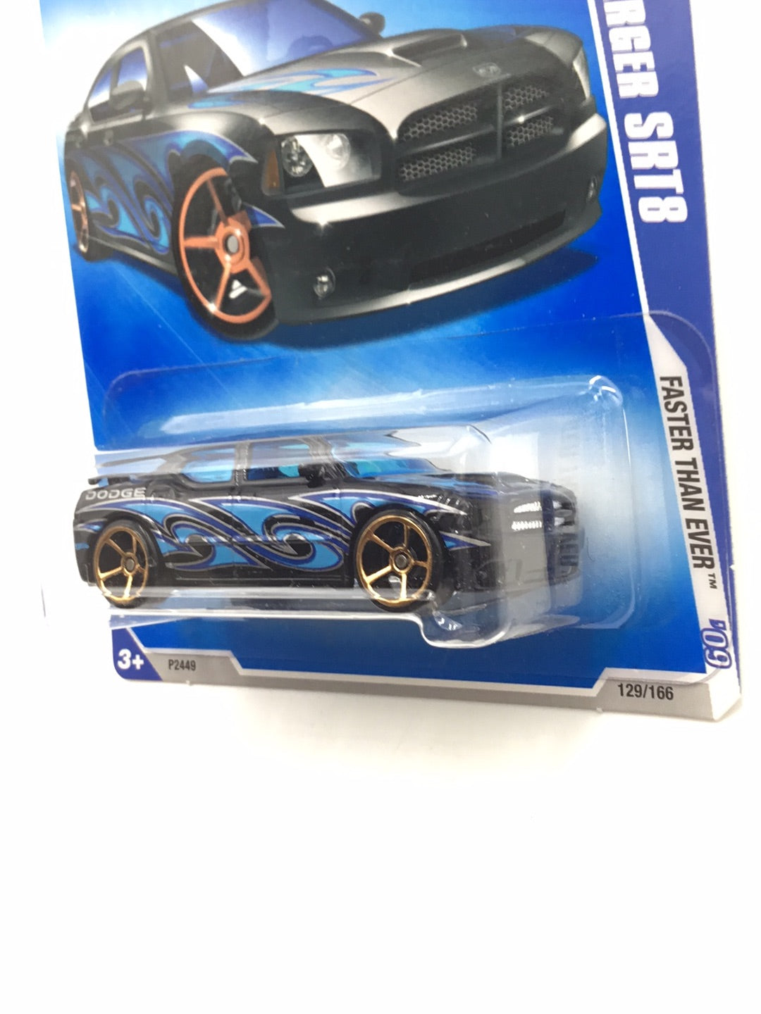 2009 Hot Wheels #129 Dodge Charger SRT8 T3