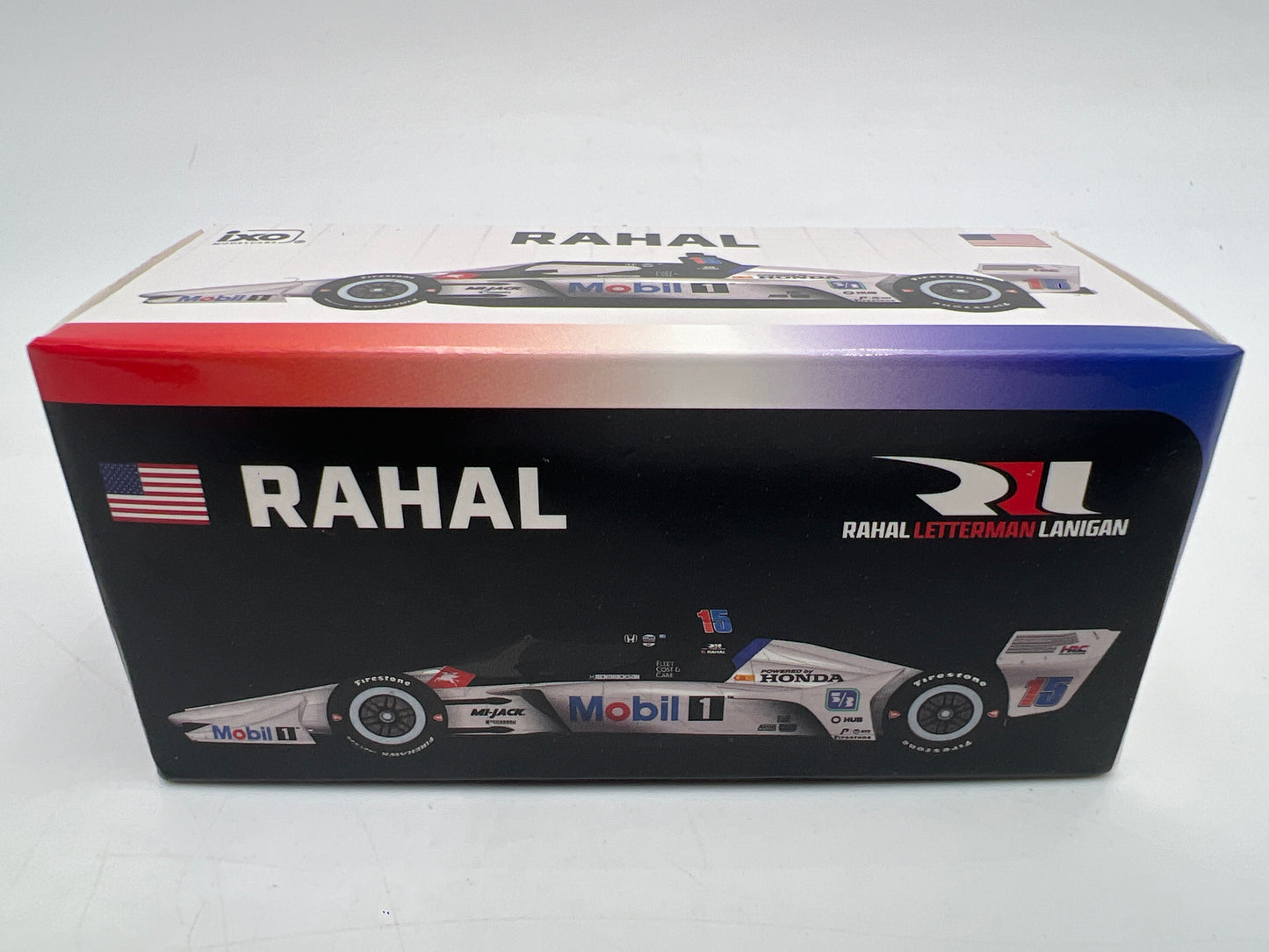 IXO Models 1/64 NTT Indycar Series Graham Rahal #15 Mobil 1
