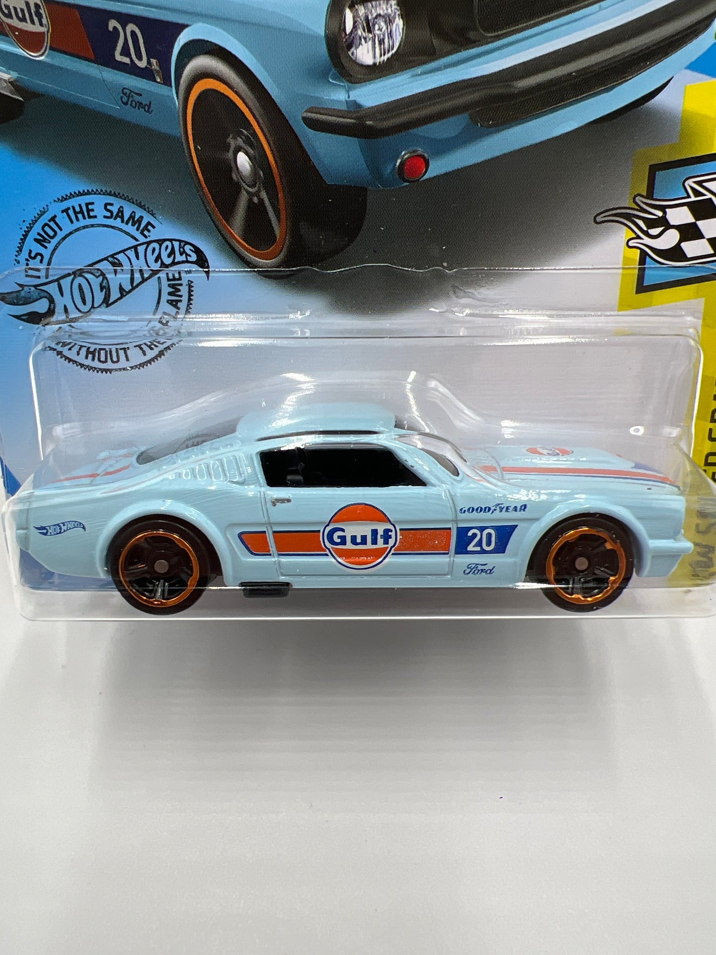2020 Hot Wheels HW Speed Graphics #116 65 Mustang 2+2 Fastback Gulf Blue 27C