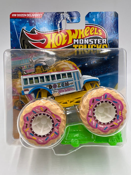 2025 Hot Wheels Monster Trucks Snack Pack #1 HW Dozen Delivery 126B