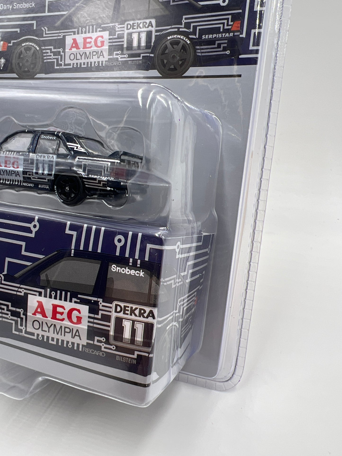 Tarmac Works Mijo Exclusives CHASE Mercedes-Benz 190 E 2.5-16 Evo 1 DTM 1989