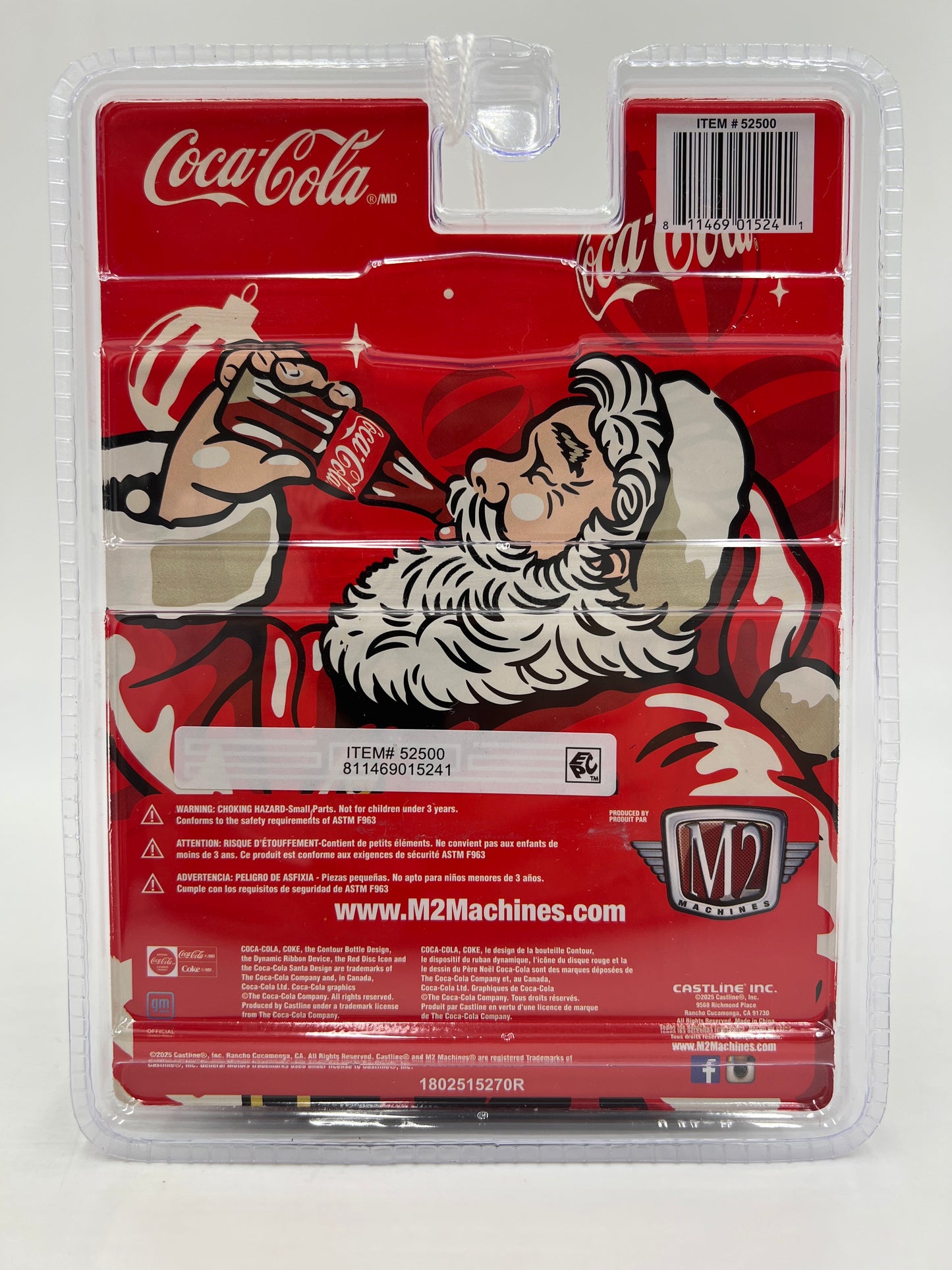 2025 M2 Machines Coca Cola Holidays 1973 Chevrolet Cheyenne Super 30 Red SK10 194D