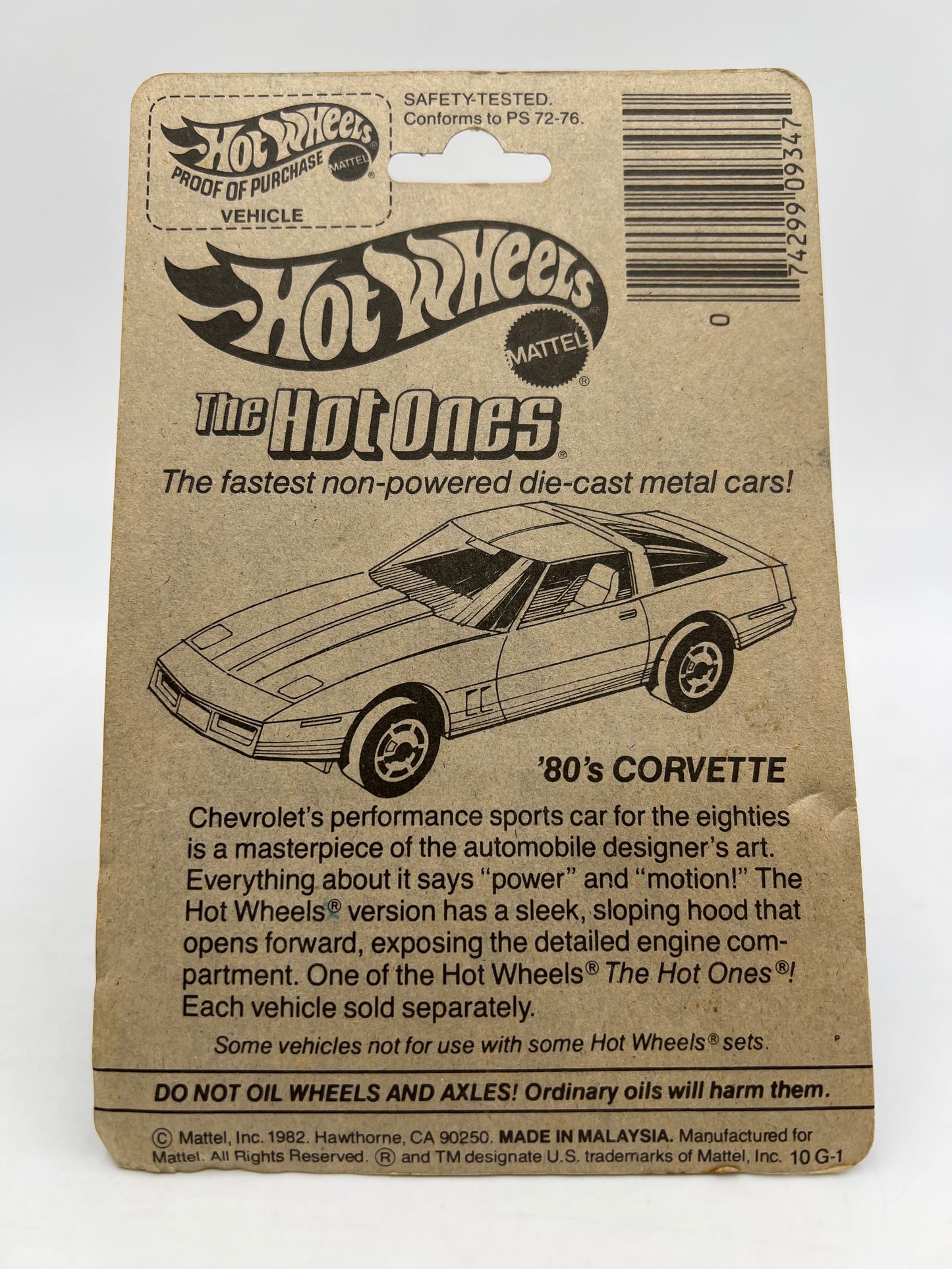 Hot Wheels Original 1982 #3920 Classic Packard Black W/Protector